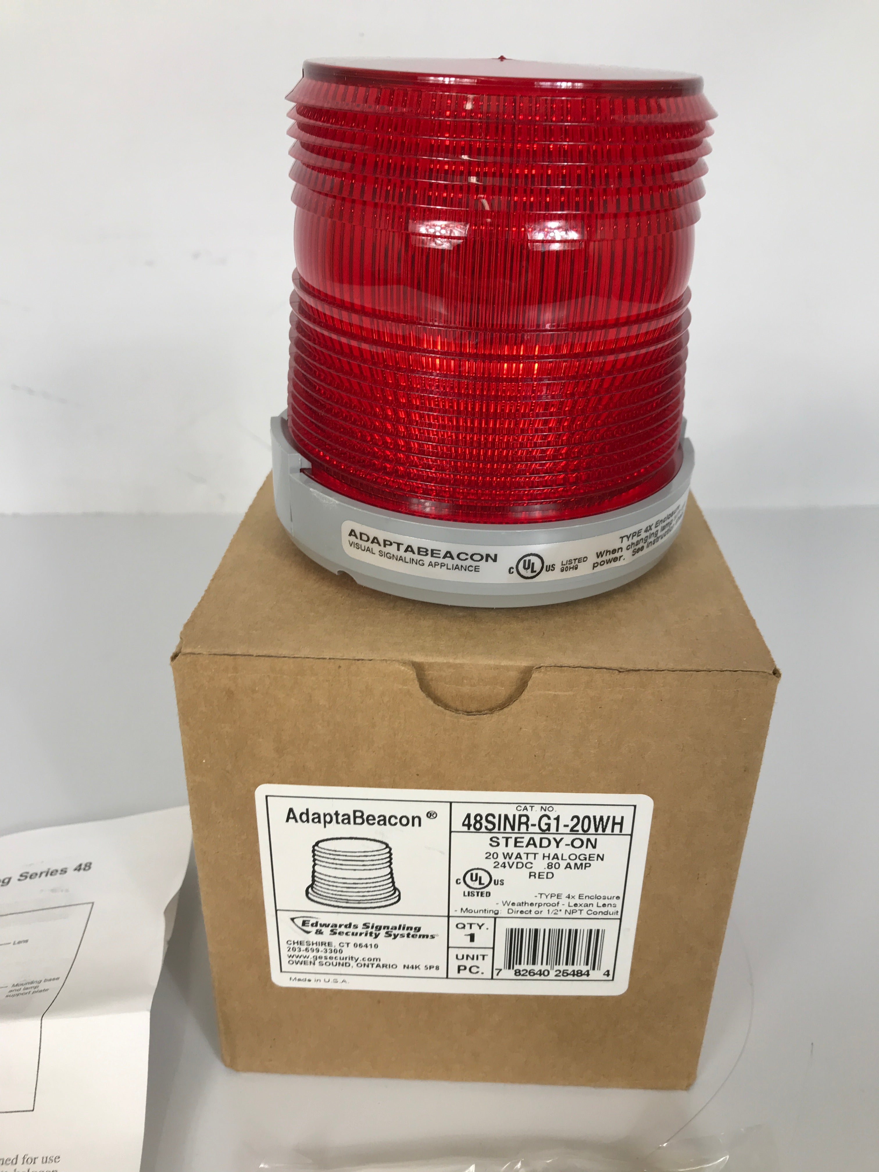 AdaptaBeacon 48SINR-G1-20WH Steady-On Automotive Light *New in Box*