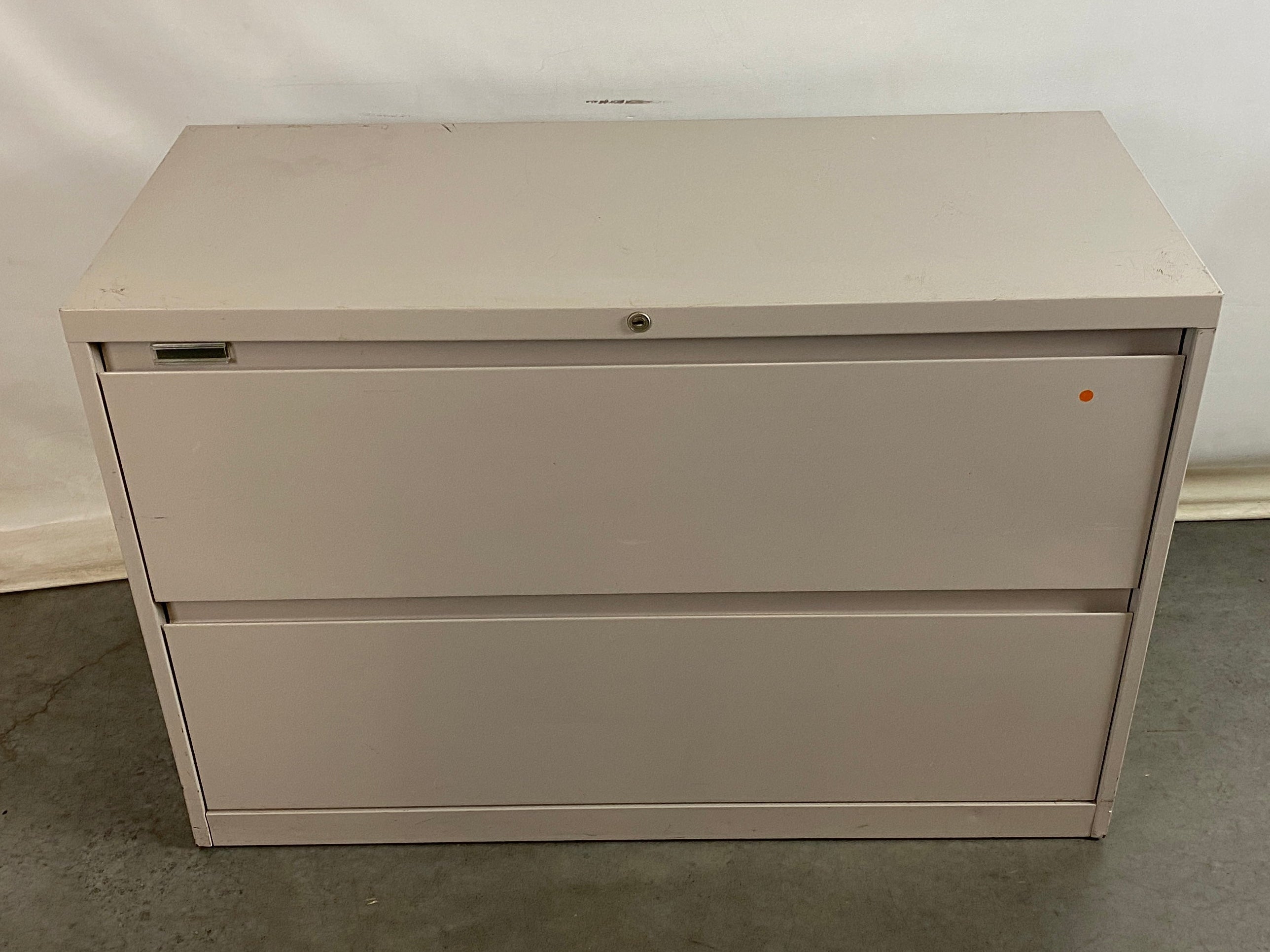 Grey Lateral 2 Drawer Filing Cabinet