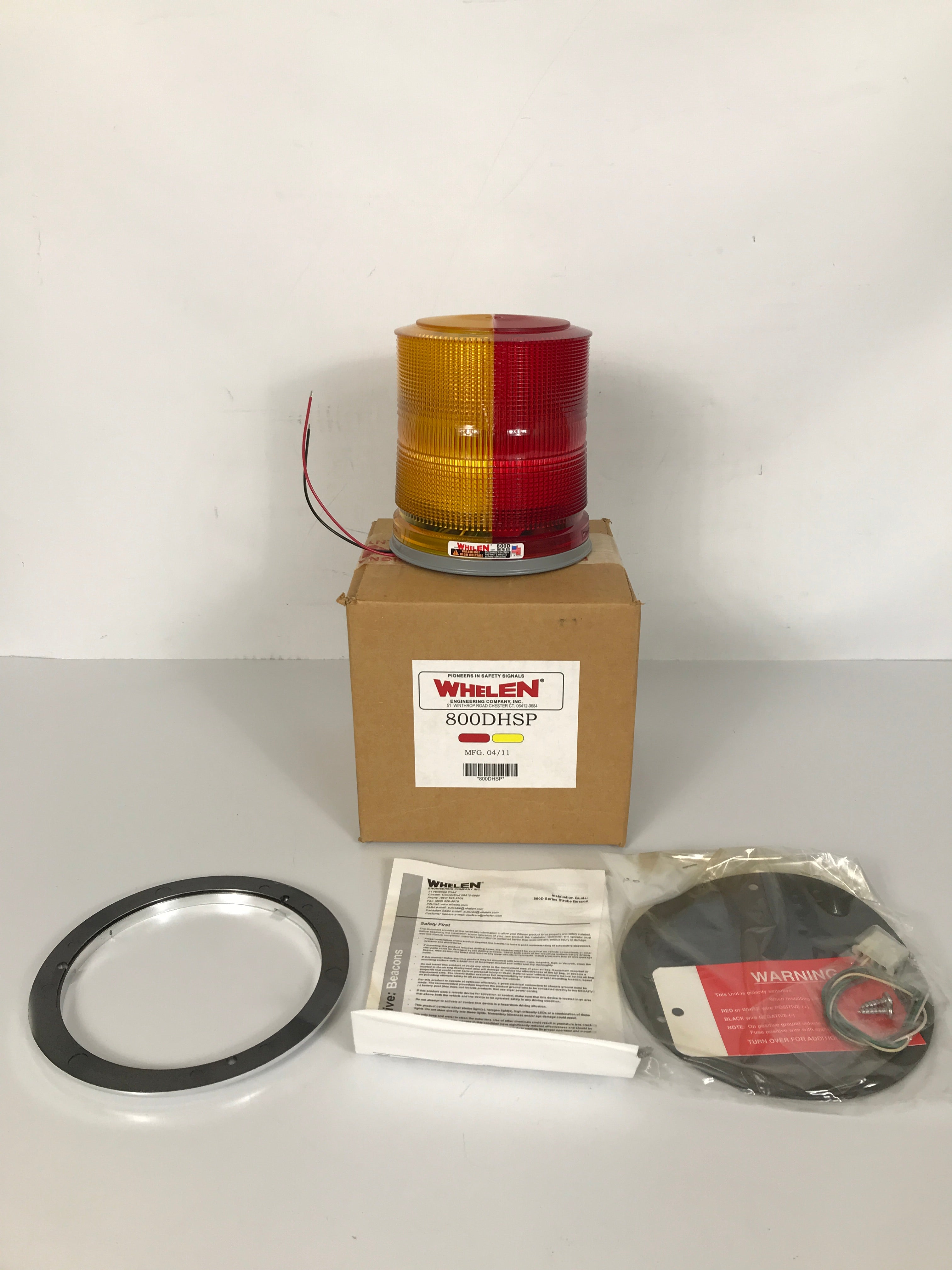 Whelen 800DHSP Automotive Strobe Beacon Light *New in Box*