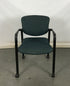Haworth Green Rolling Arm Chair