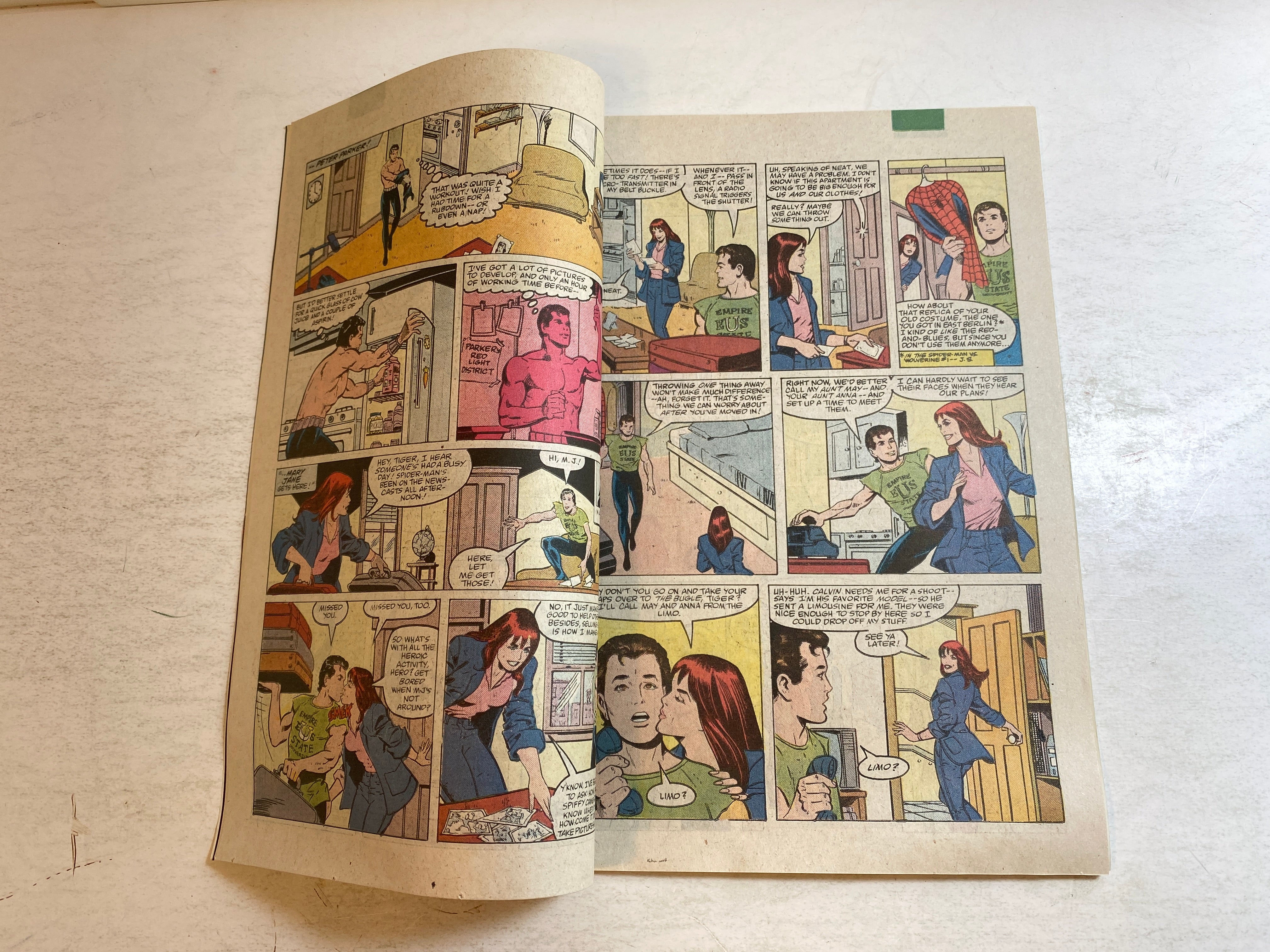 Spider-Man Giant #21 Wedding Marvel Comic 1987