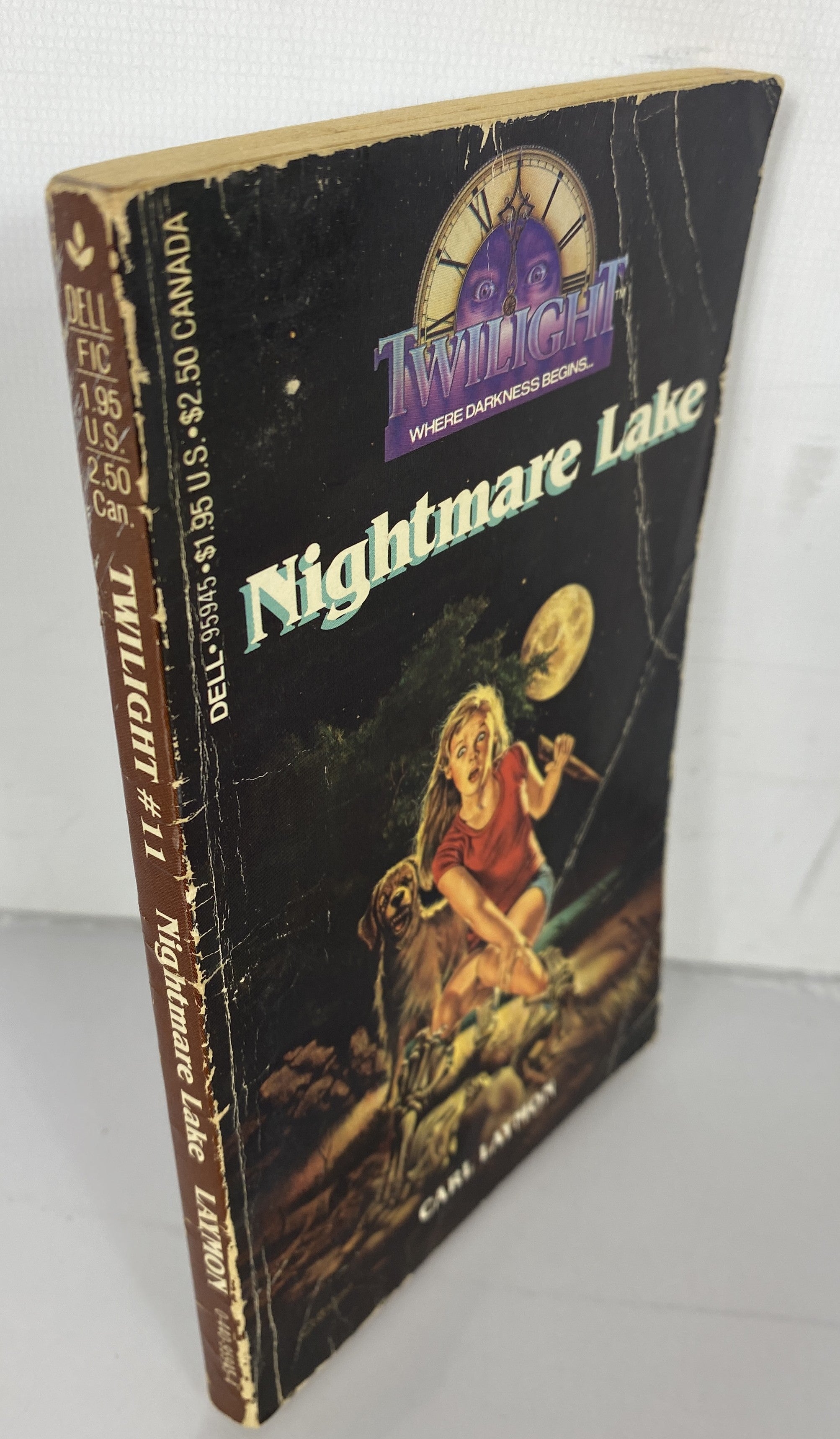 Twilight Series #11 Nightmare Lake Carl Laymon 1983 First Edition SC