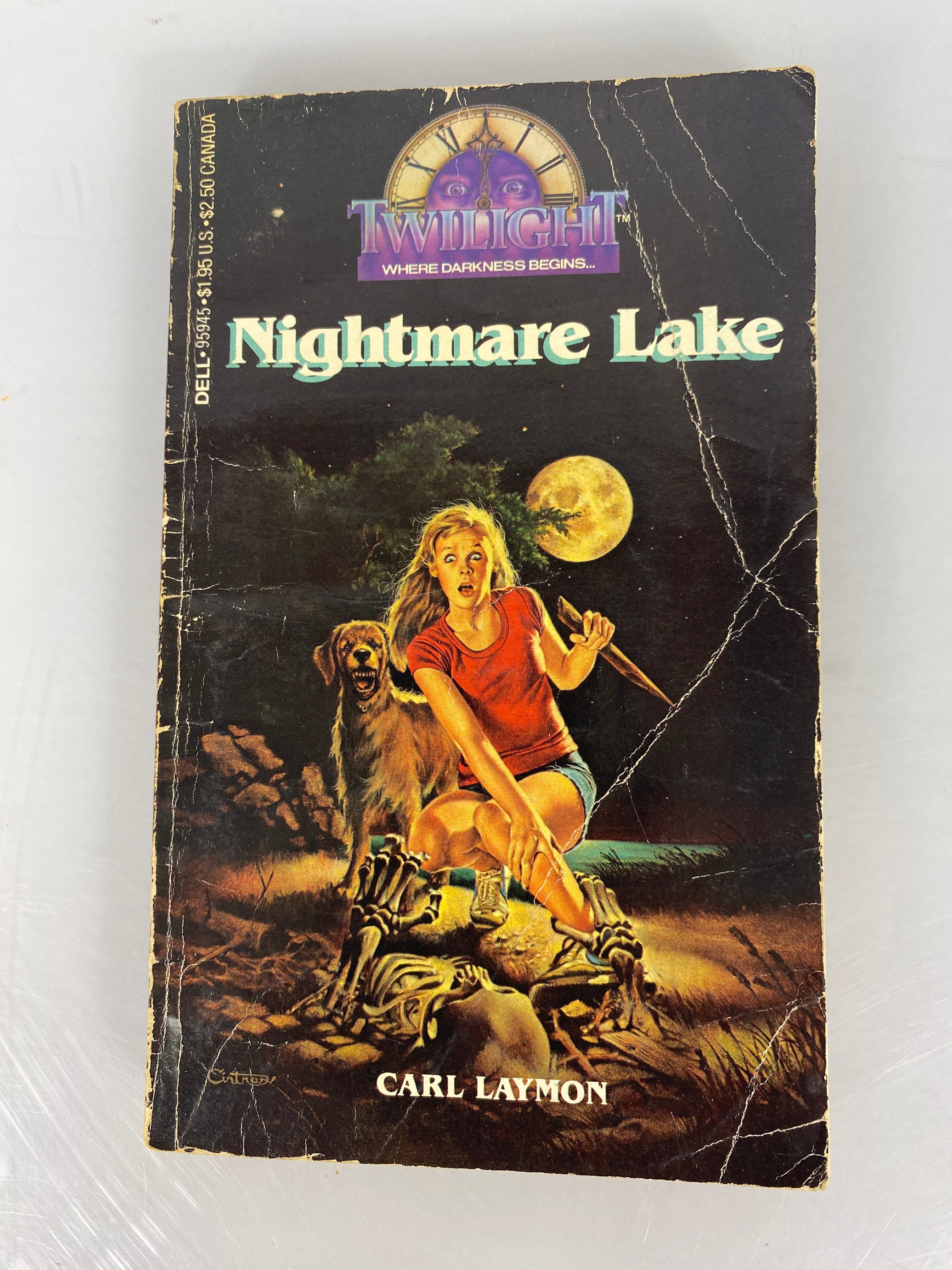 Twilight Series #11 Nightmare Lake Carl Laymon 1983 First Edition SC