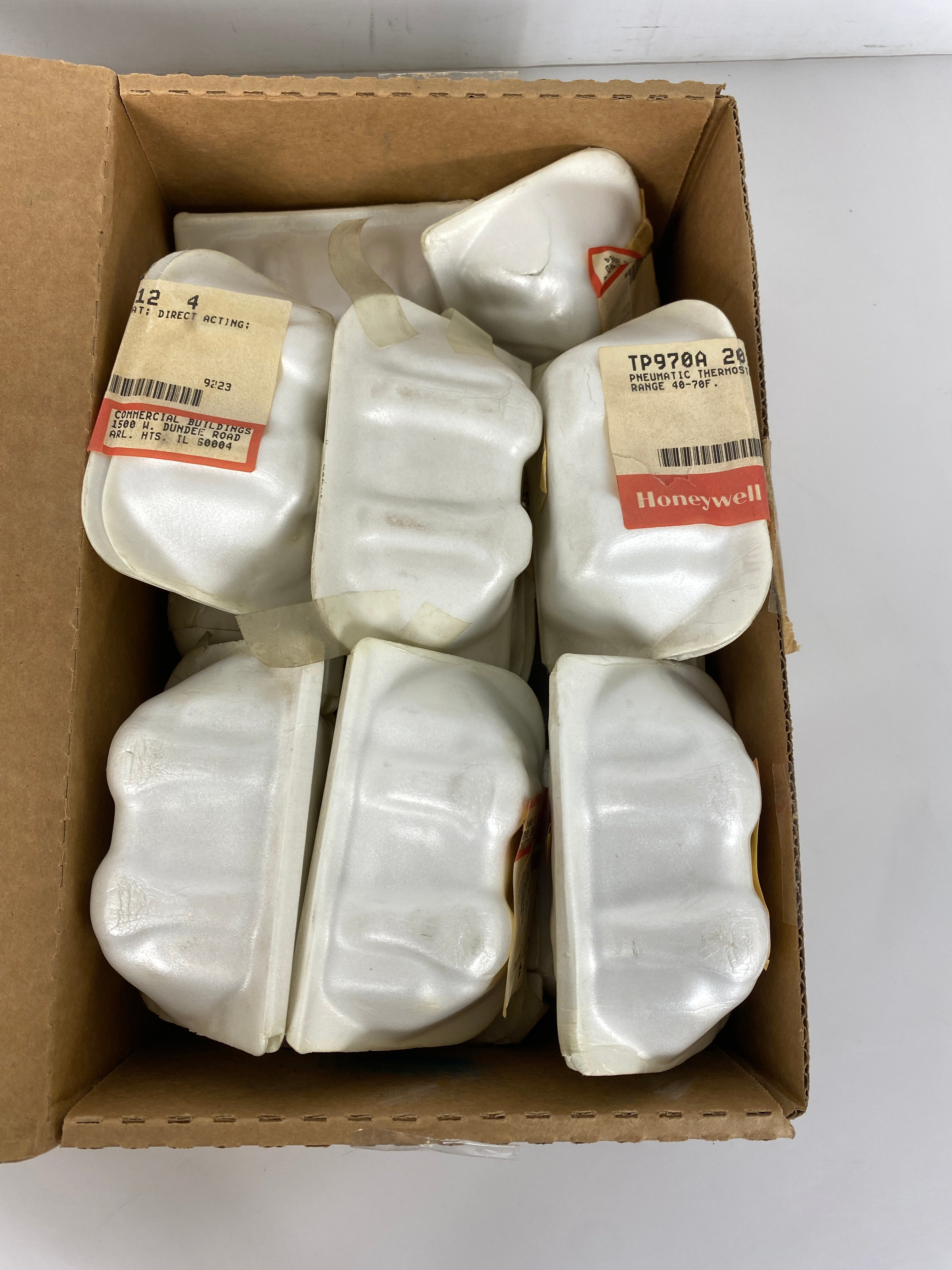 Honeywell Pneumatic Thermostat Direct Acting TP970A 2012 4 Pack of 14