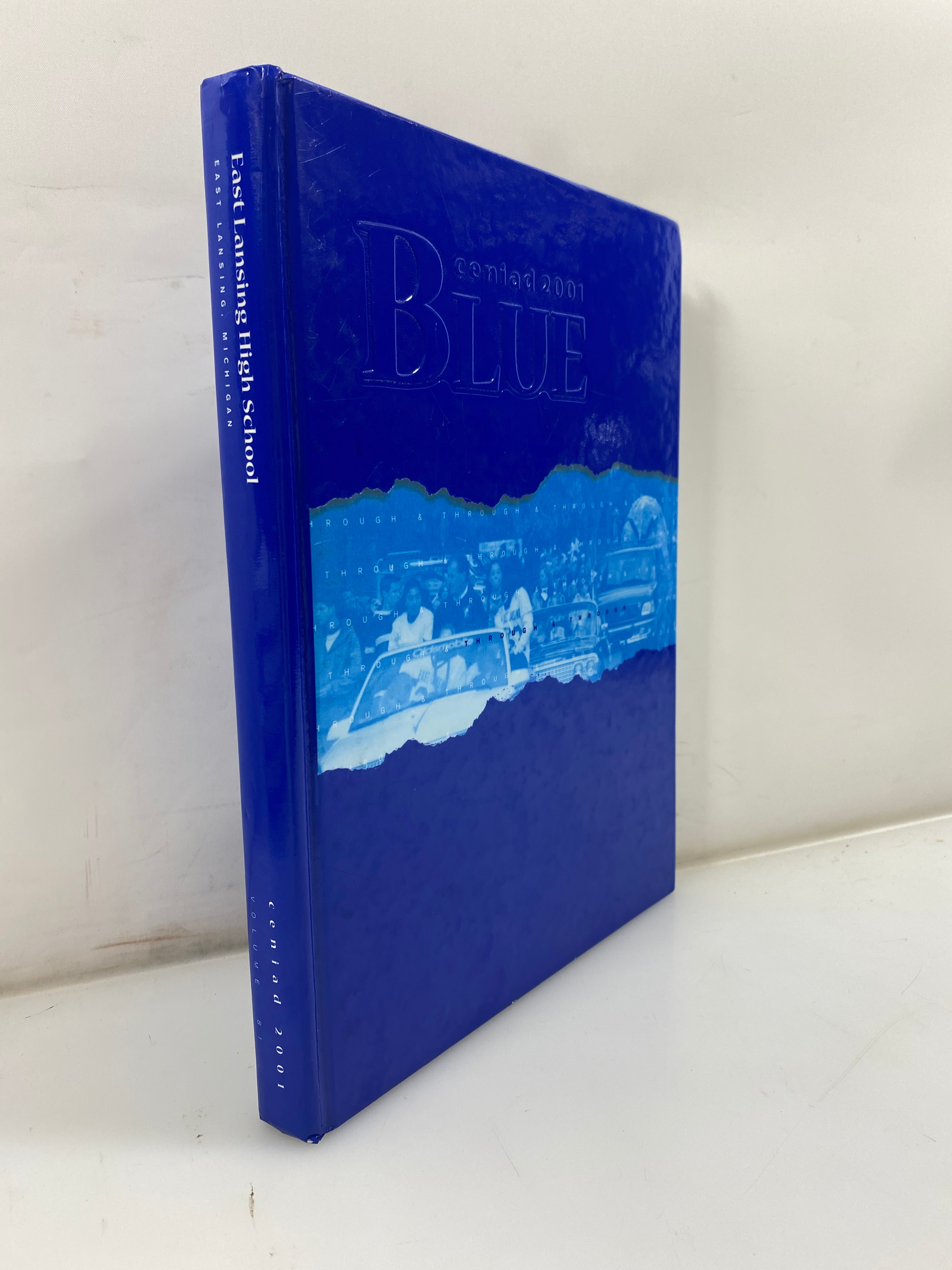 2001 "Ceniad" East Lansing High School Yearbook HC