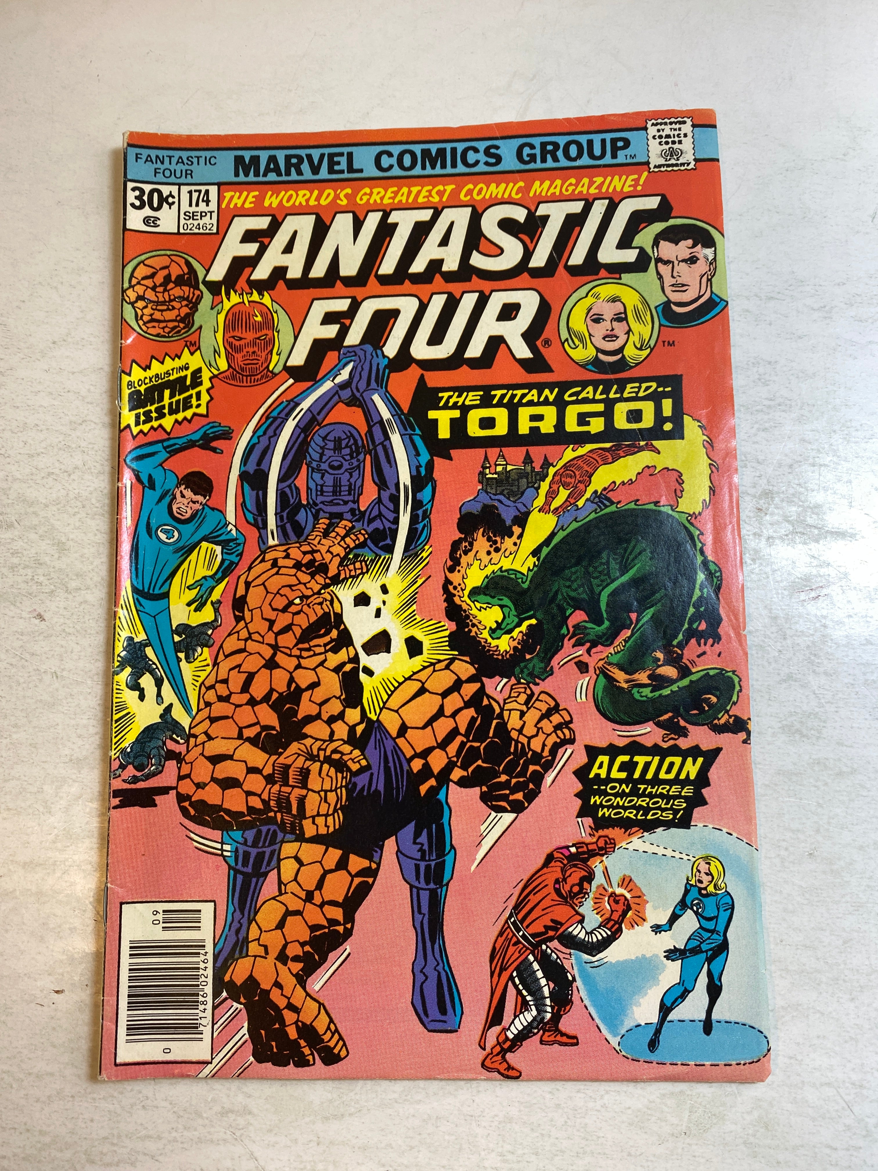 Fantastic Four #174 Marvel Comic 1976