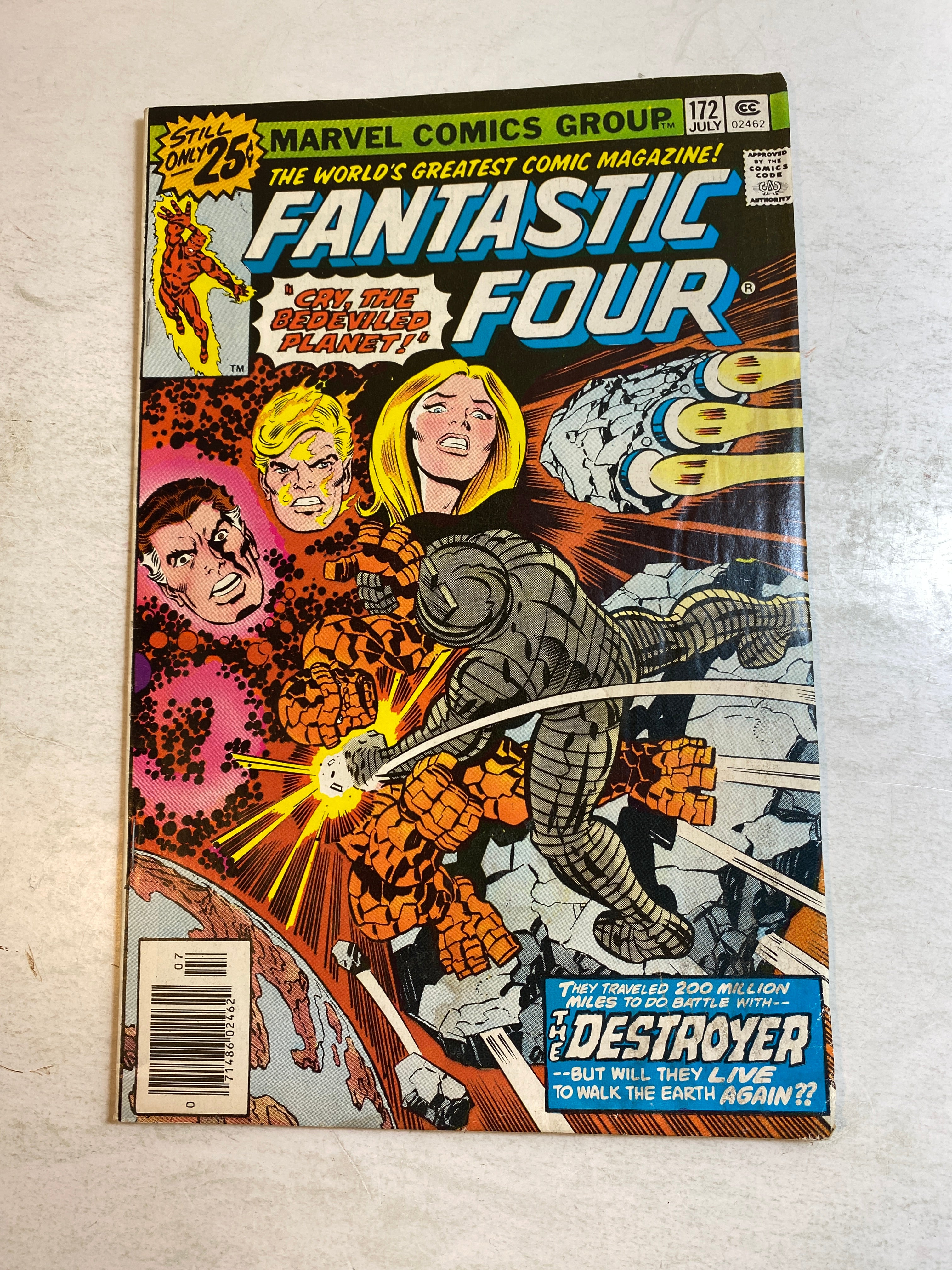 Fantastic Four #172 Marvel Comic 1976