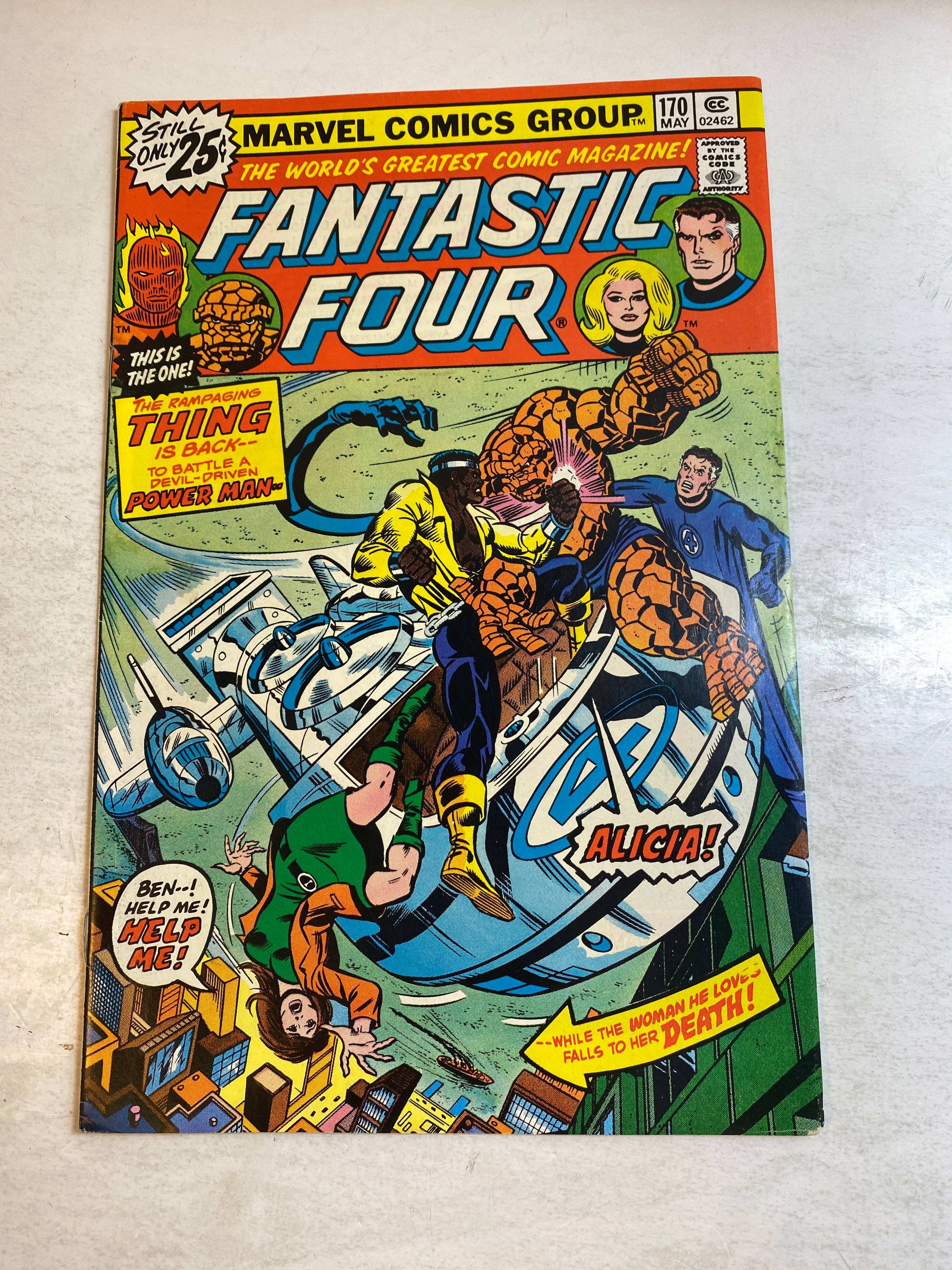 Fantastic Four #170 Marvel Comic 1976