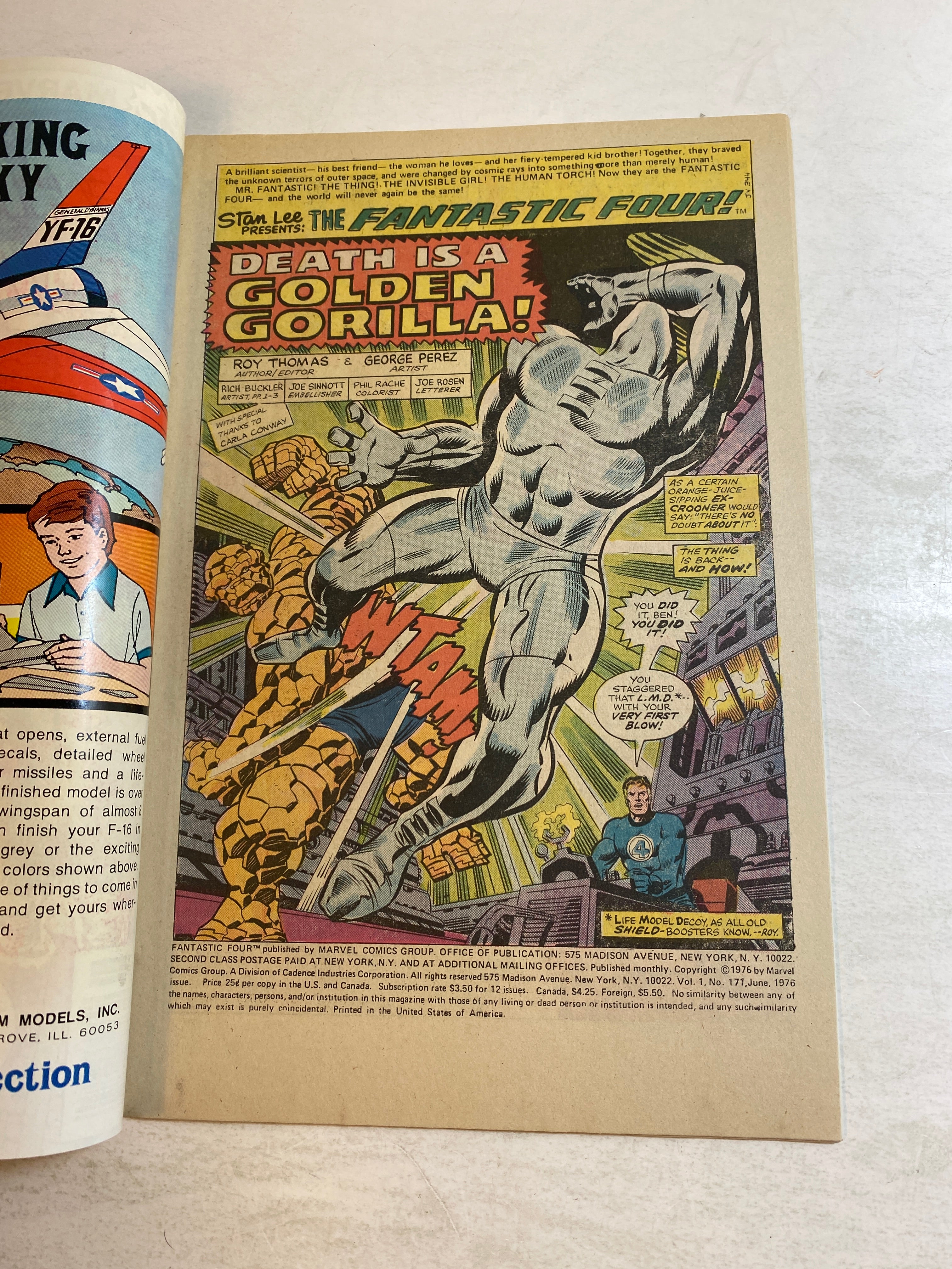 Fantastic Four #171 Marvel Comic 1976