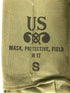 US Army M17 Protective Field Gas Mask Canvas Bag Small *Mask Not Included*