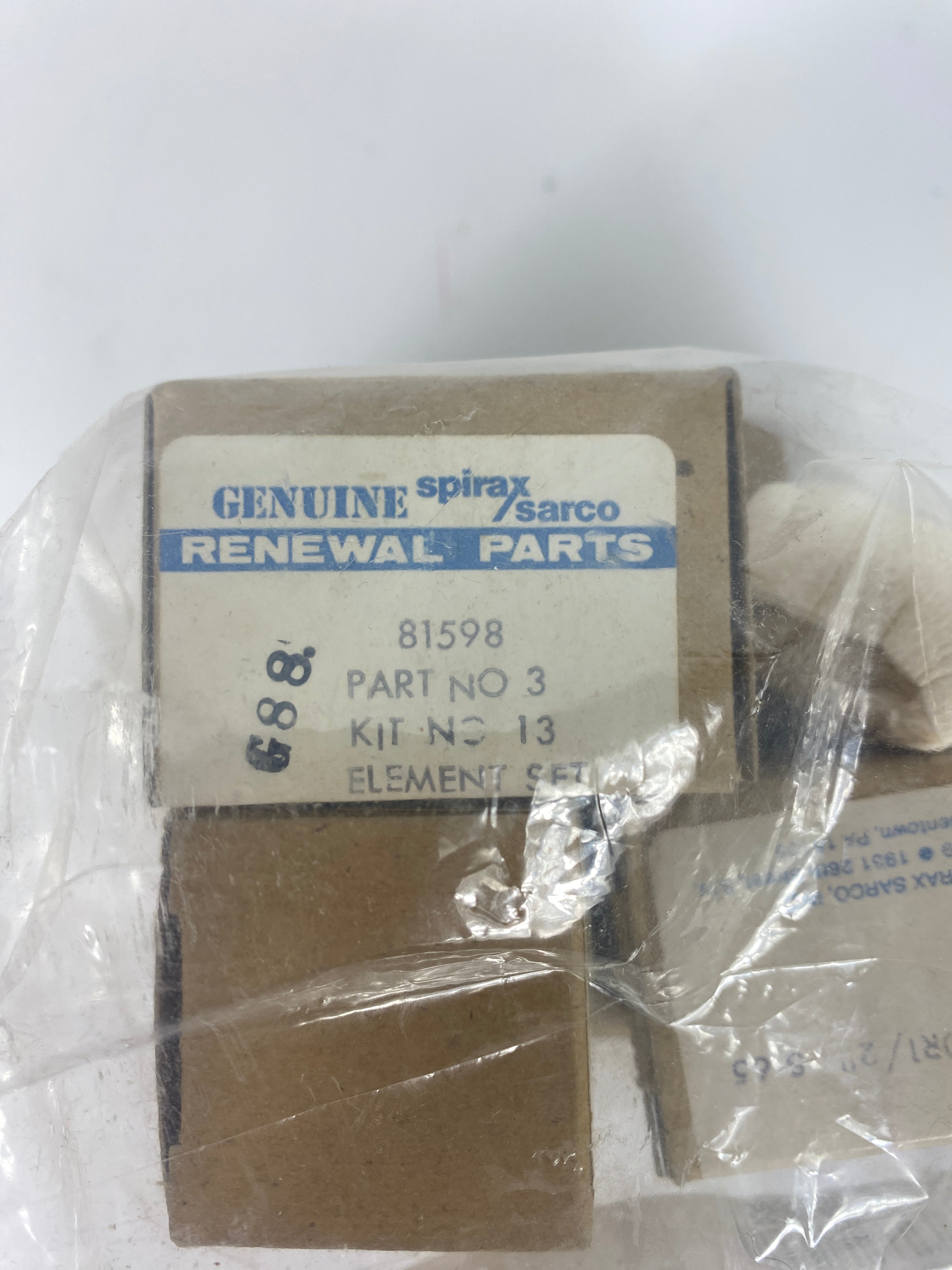 Spirax Sarco Repair Kit 125-1/2" #81598 Pack of 7