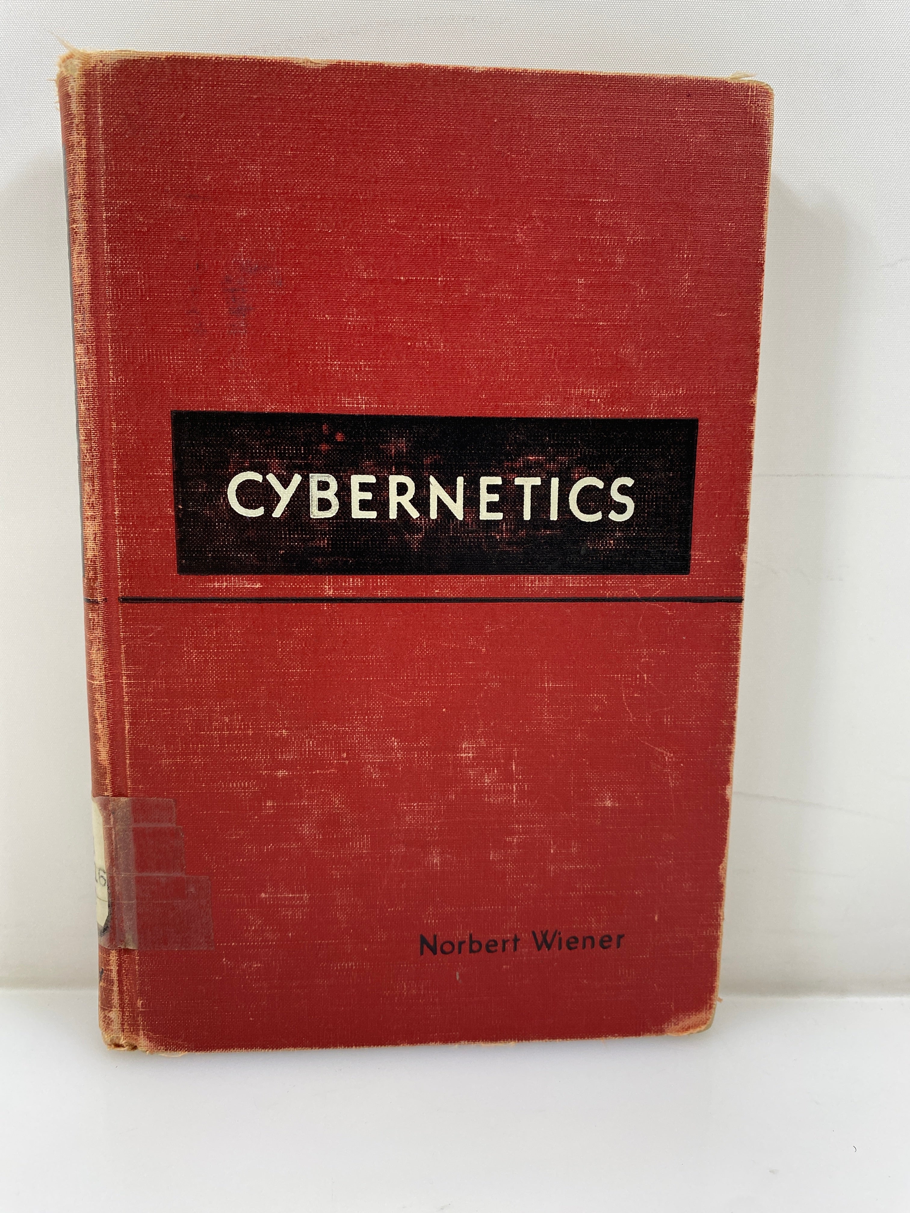 Cybernetics by N. Wiener 12th Print 1955 Ex-Library HC