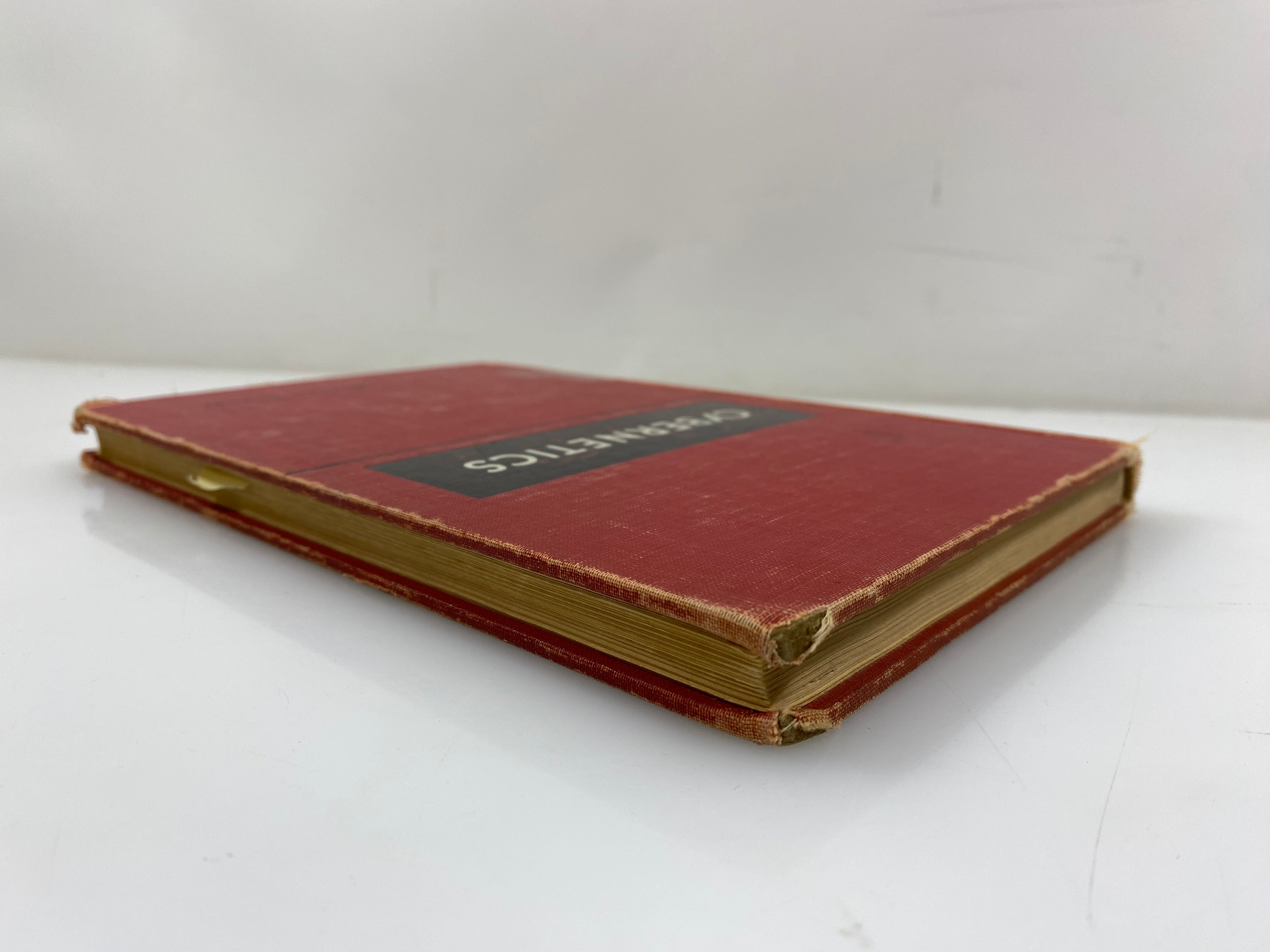 Cybernetics by N. Wiener 12th Print 1955 Ex-Library HC