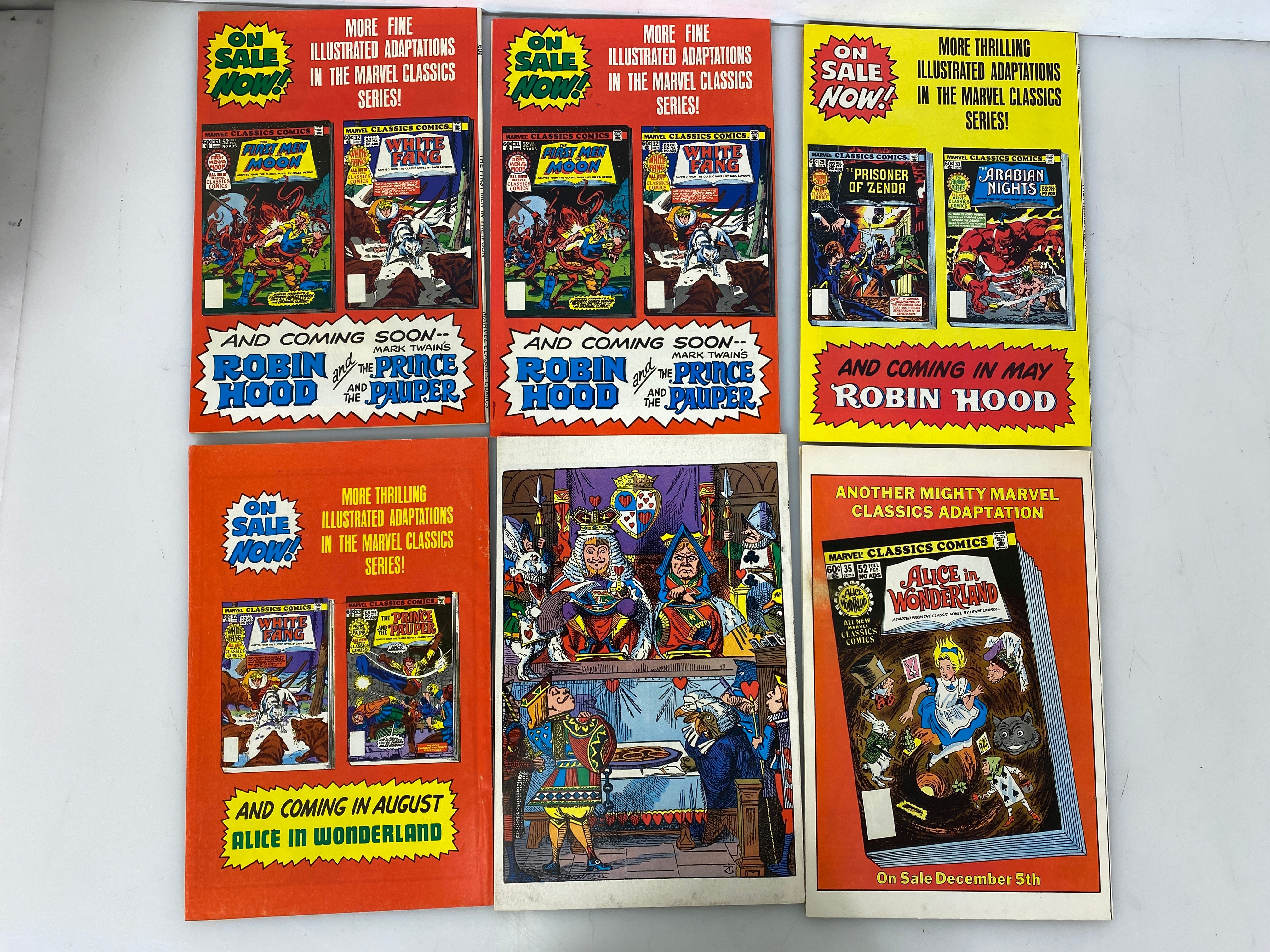 Lot of 36 Marvel Classics Comics 1976-1977