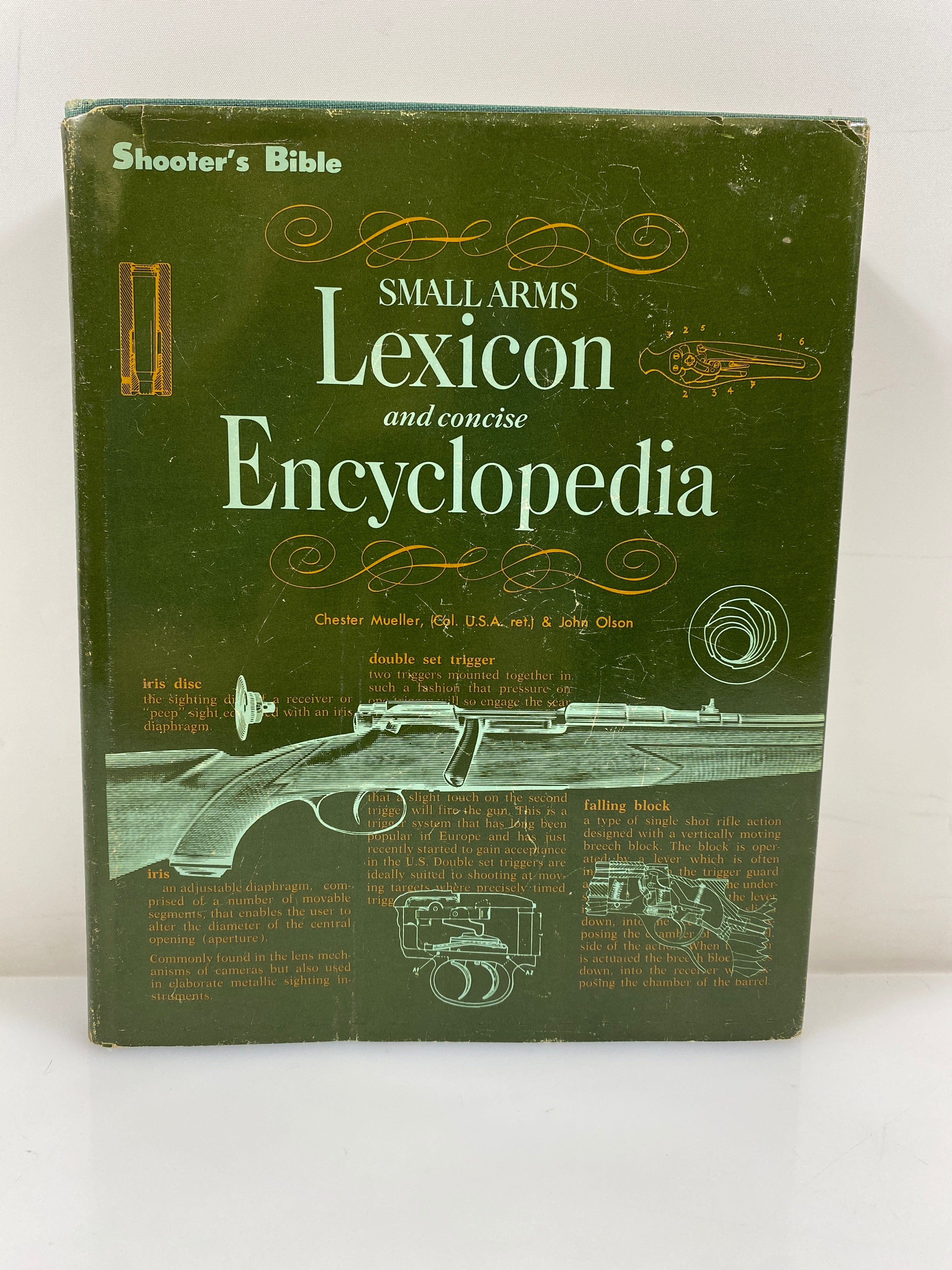 Shooter's Bible Small Arms Lexicon and Encyclopedia Mueller/Olson 1968 HCDJ