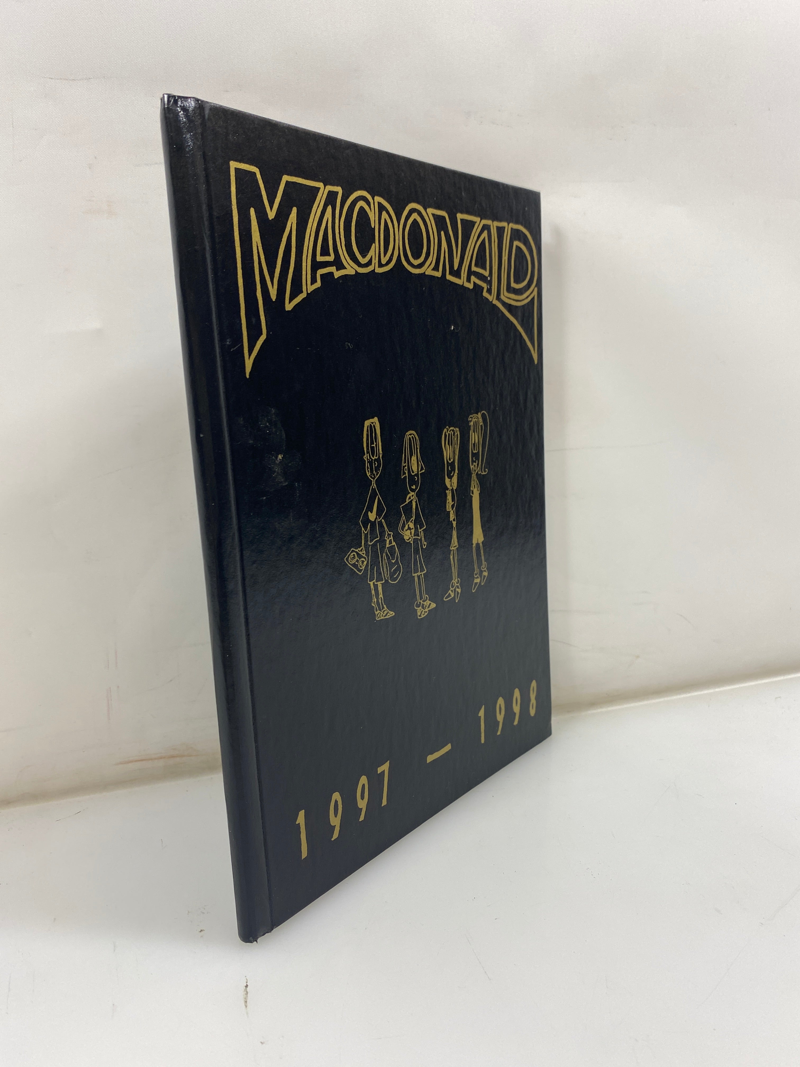 1998 MacDonald Middle School Yearbook East Lansing Michigan HC