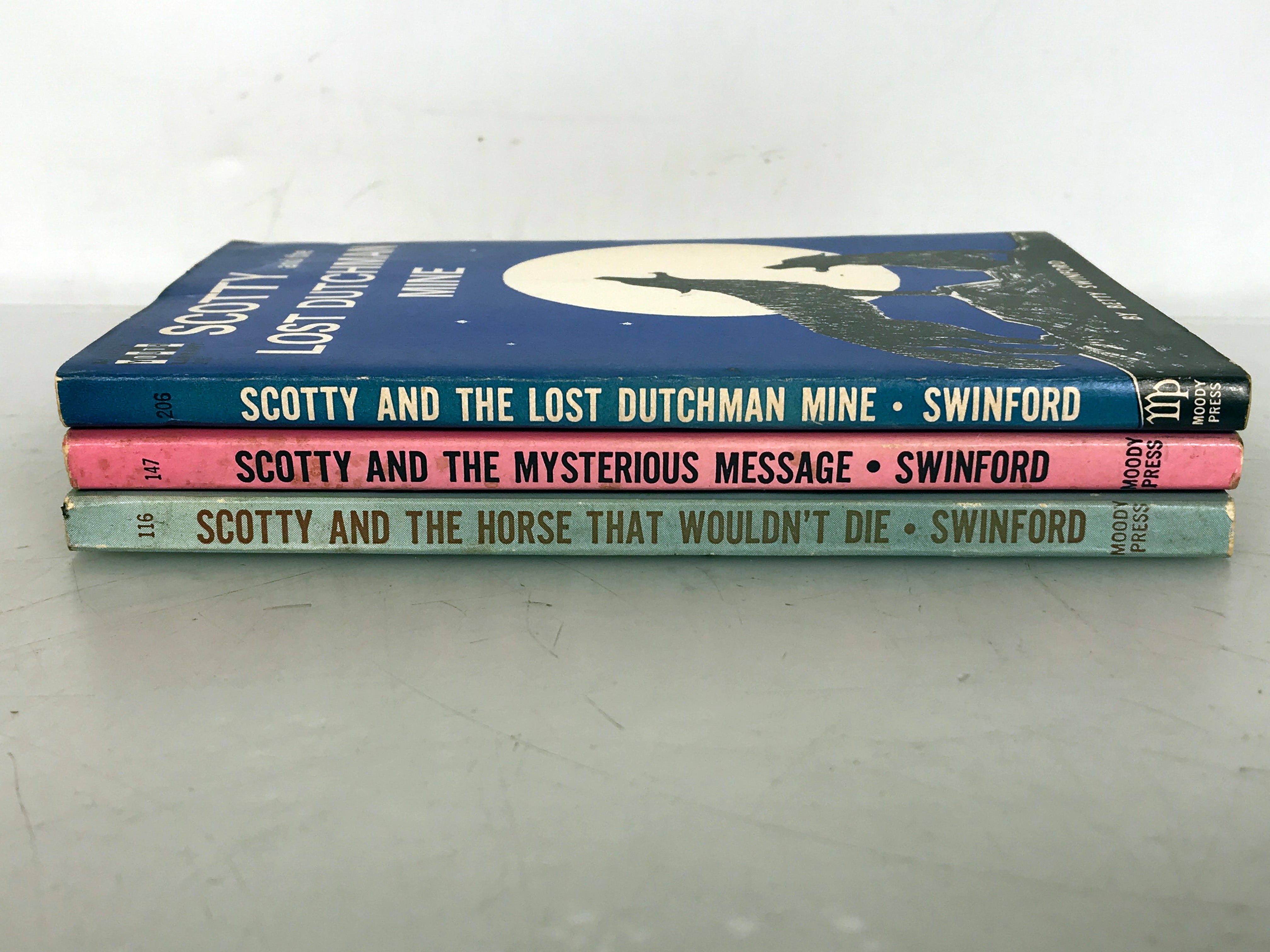 Lot of 3 Vintage Scotty Books by Betty Swinford 1963-1969