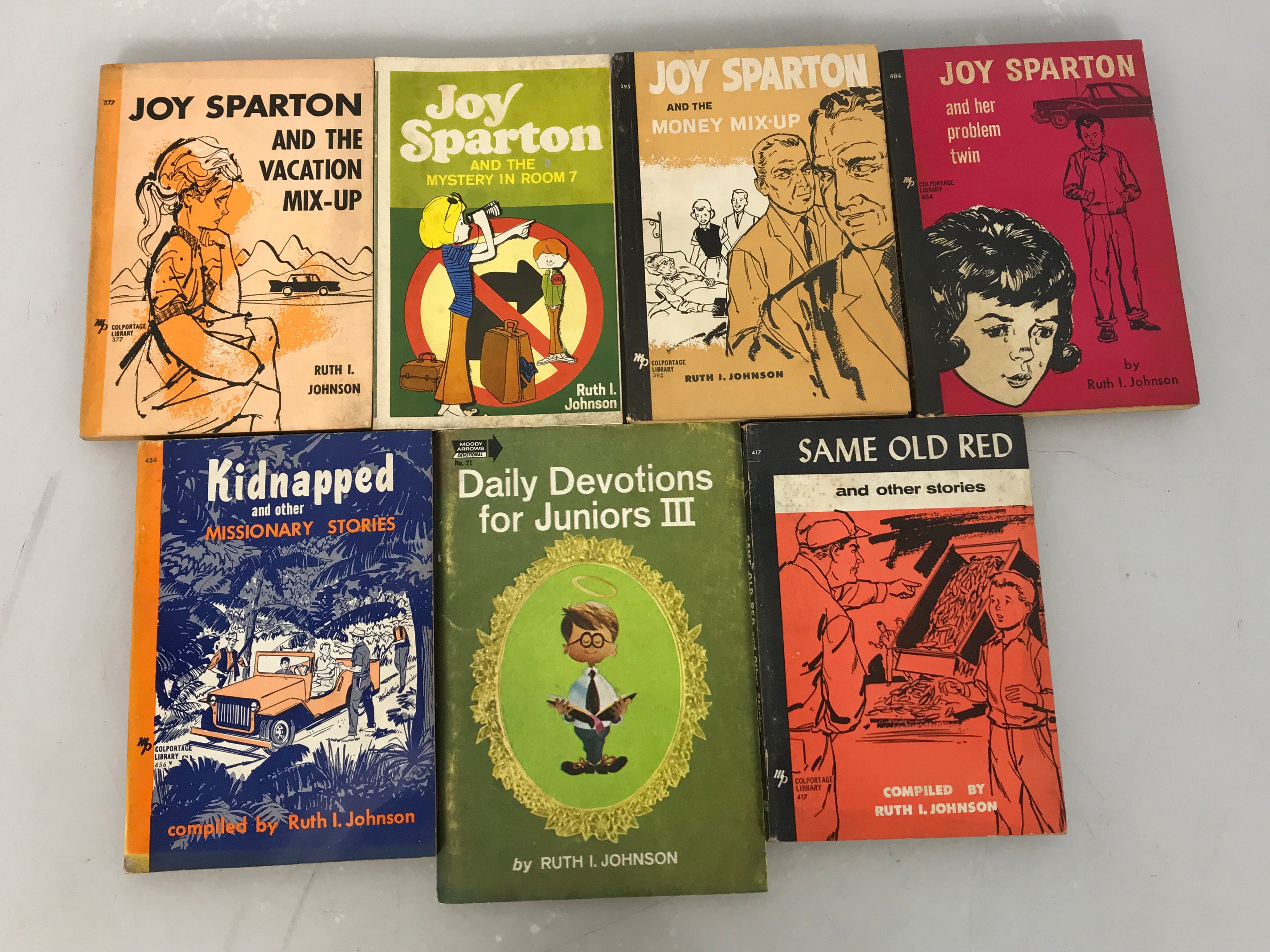 Lot of 7 Vintage Ruth Johnson Books 1959-1974 SC
