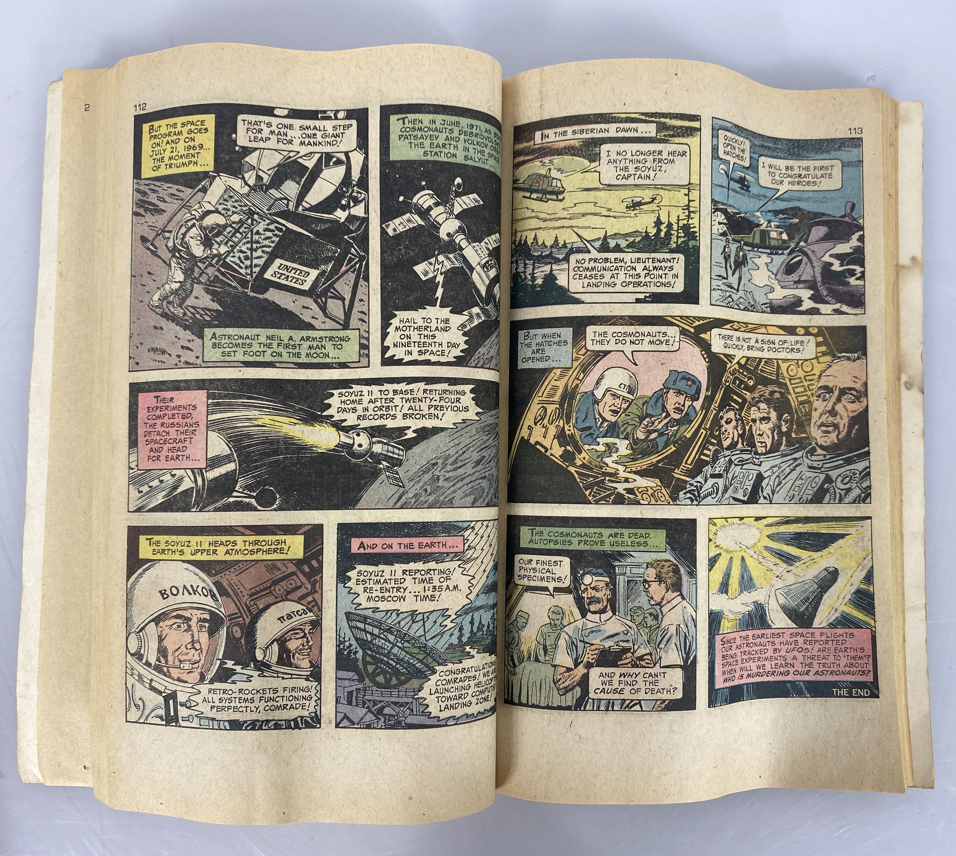 UFO Encounters Golden Press Comic SC 1978