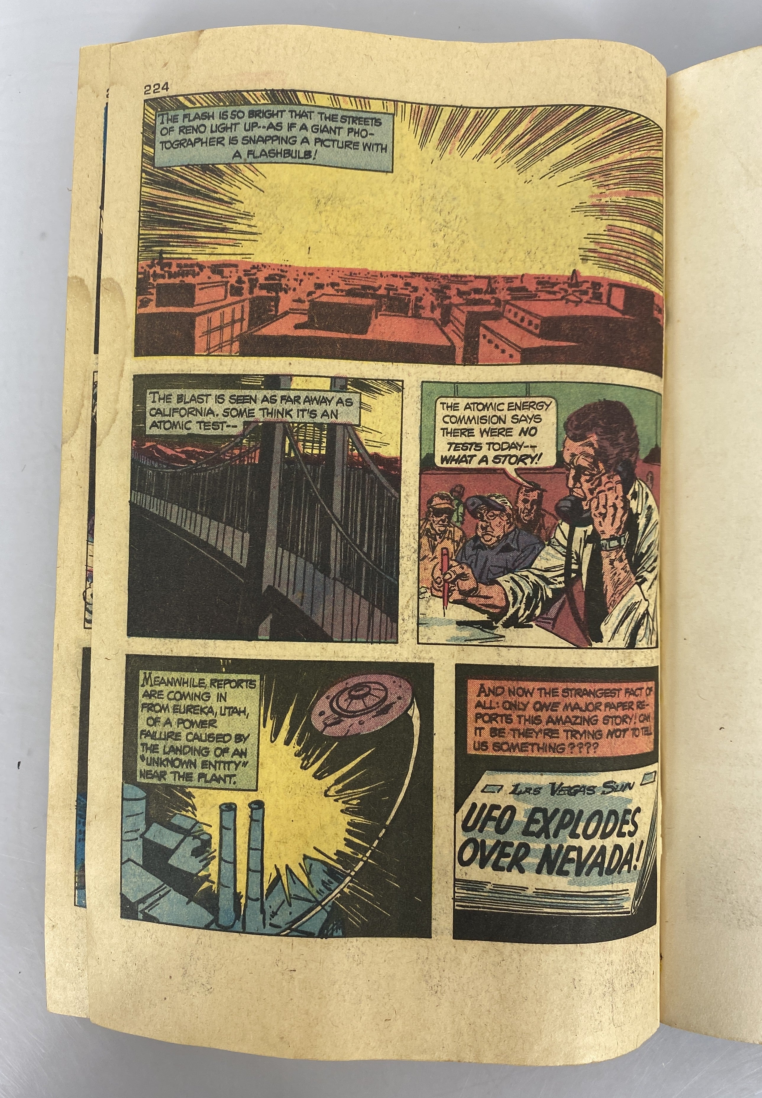 UFO Encounters Golden Press Comic SC 1978
