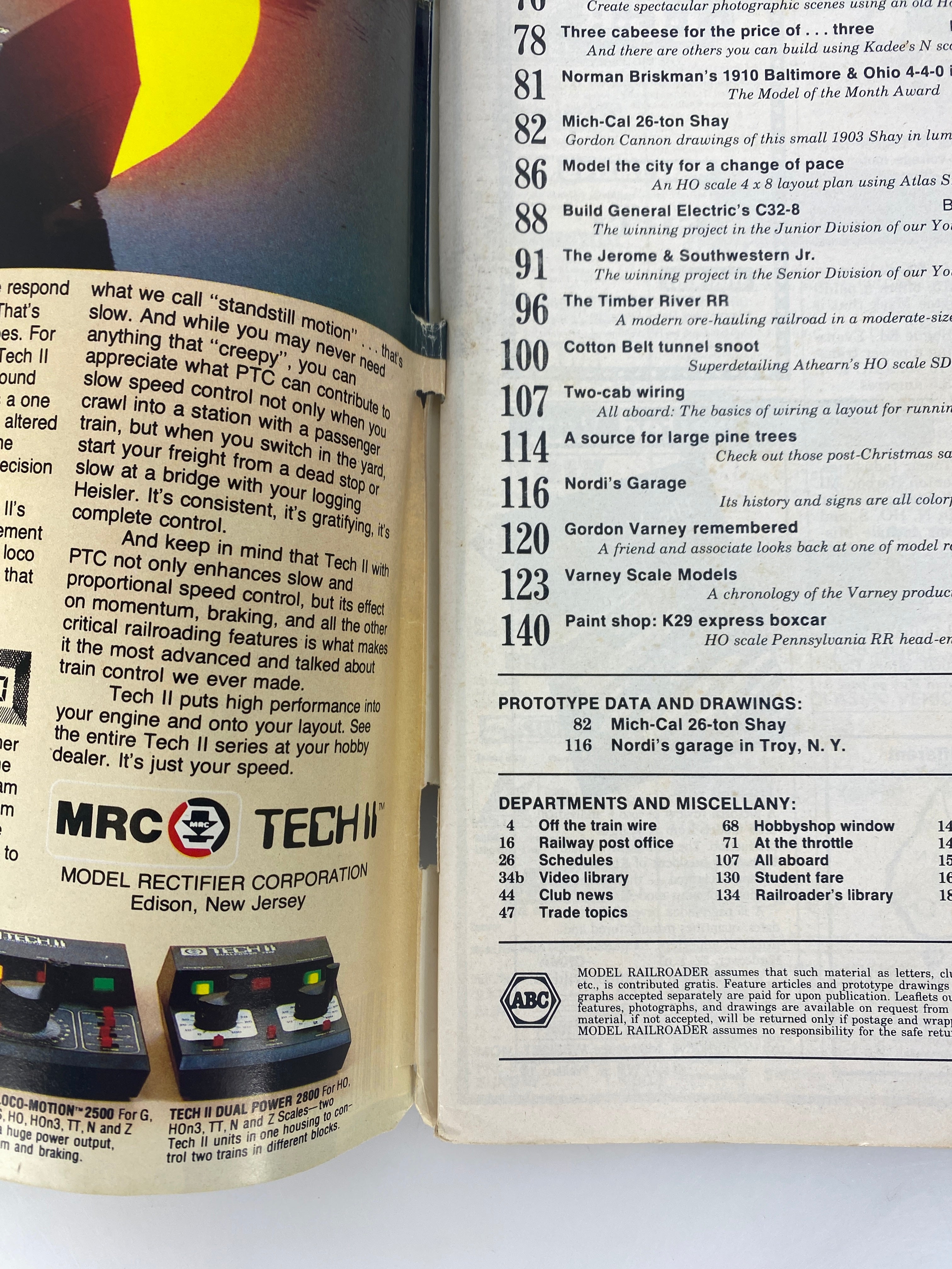 Lot of 11 Model Railroader Magazine (1985, Missing July)