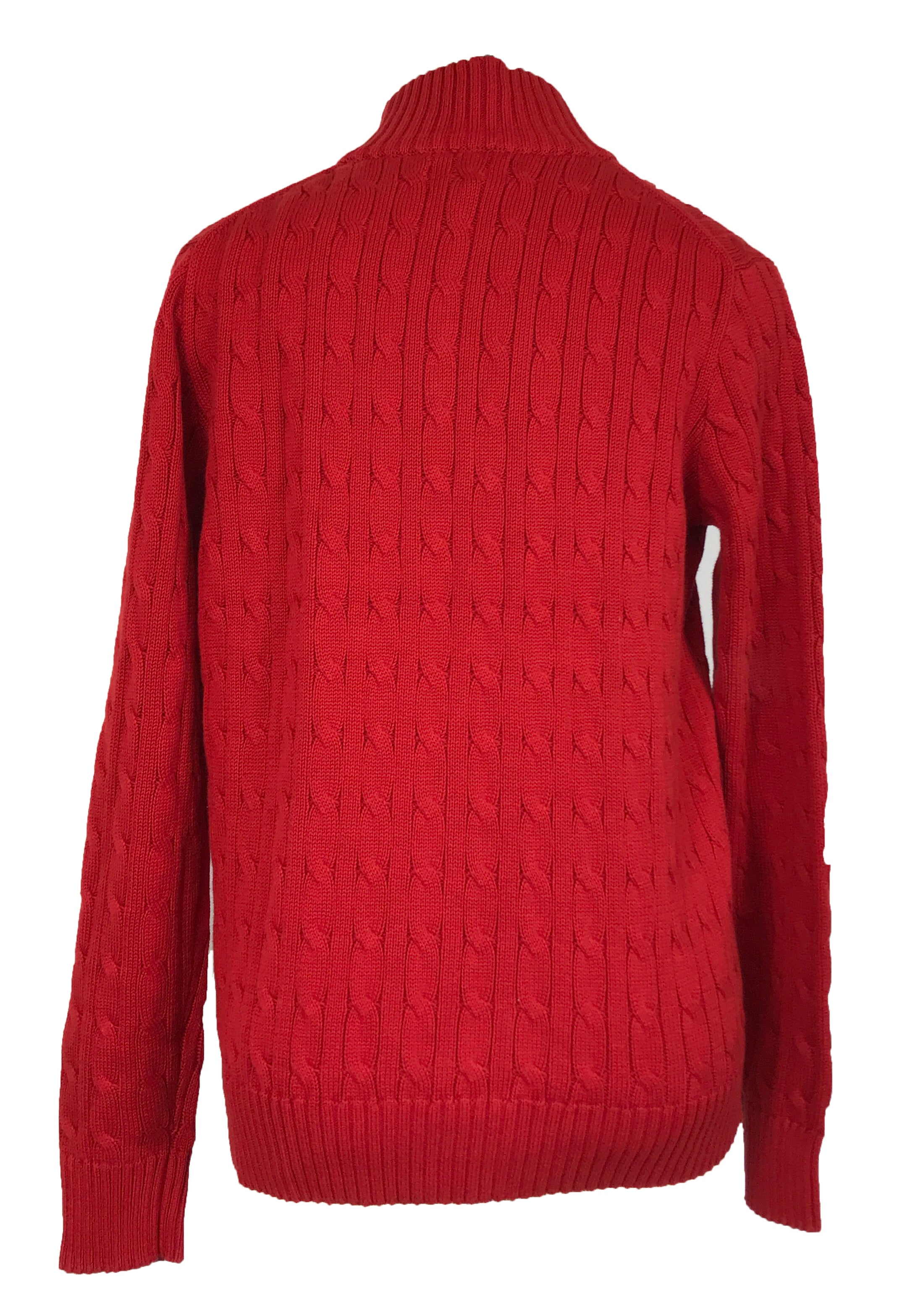 Polo Ralph Lauren Red Quarter Zip Sweater Kids' Size XL (18-20)