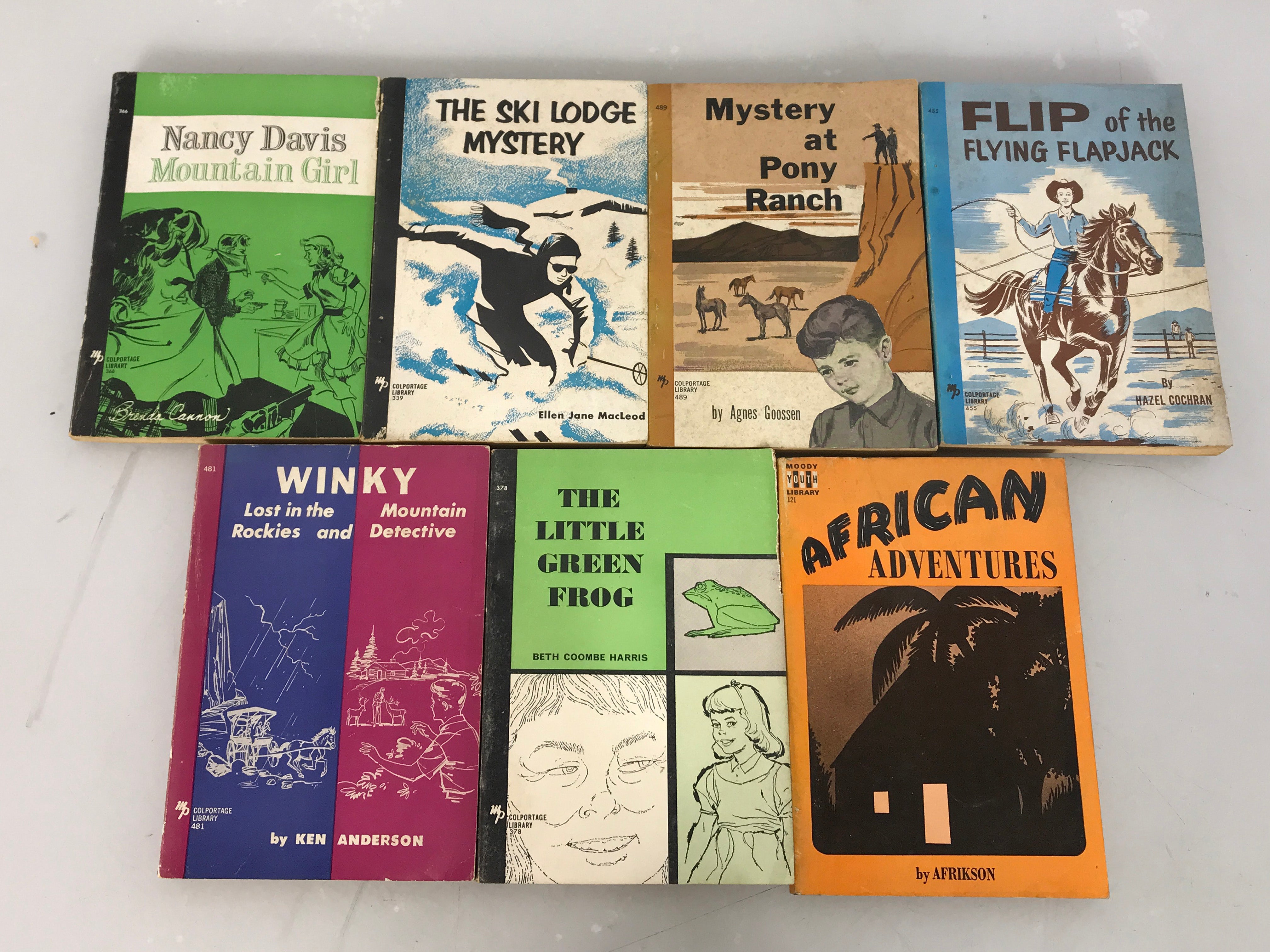Lot of 7 Vintage Moody Press Books 1946-1964