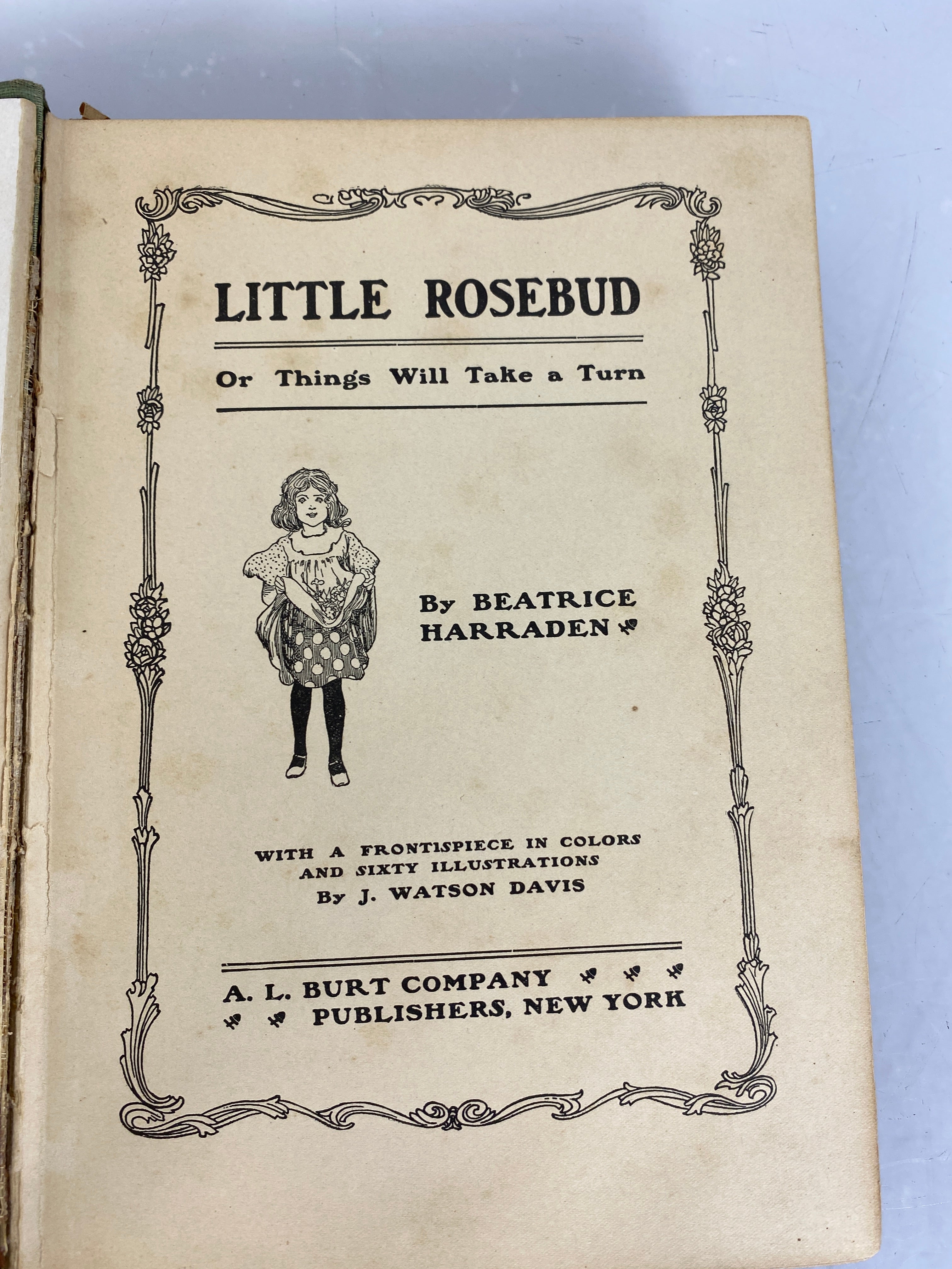 Little Rosebud by Beatrice Harraden c1900 A.L. Burt Company HC