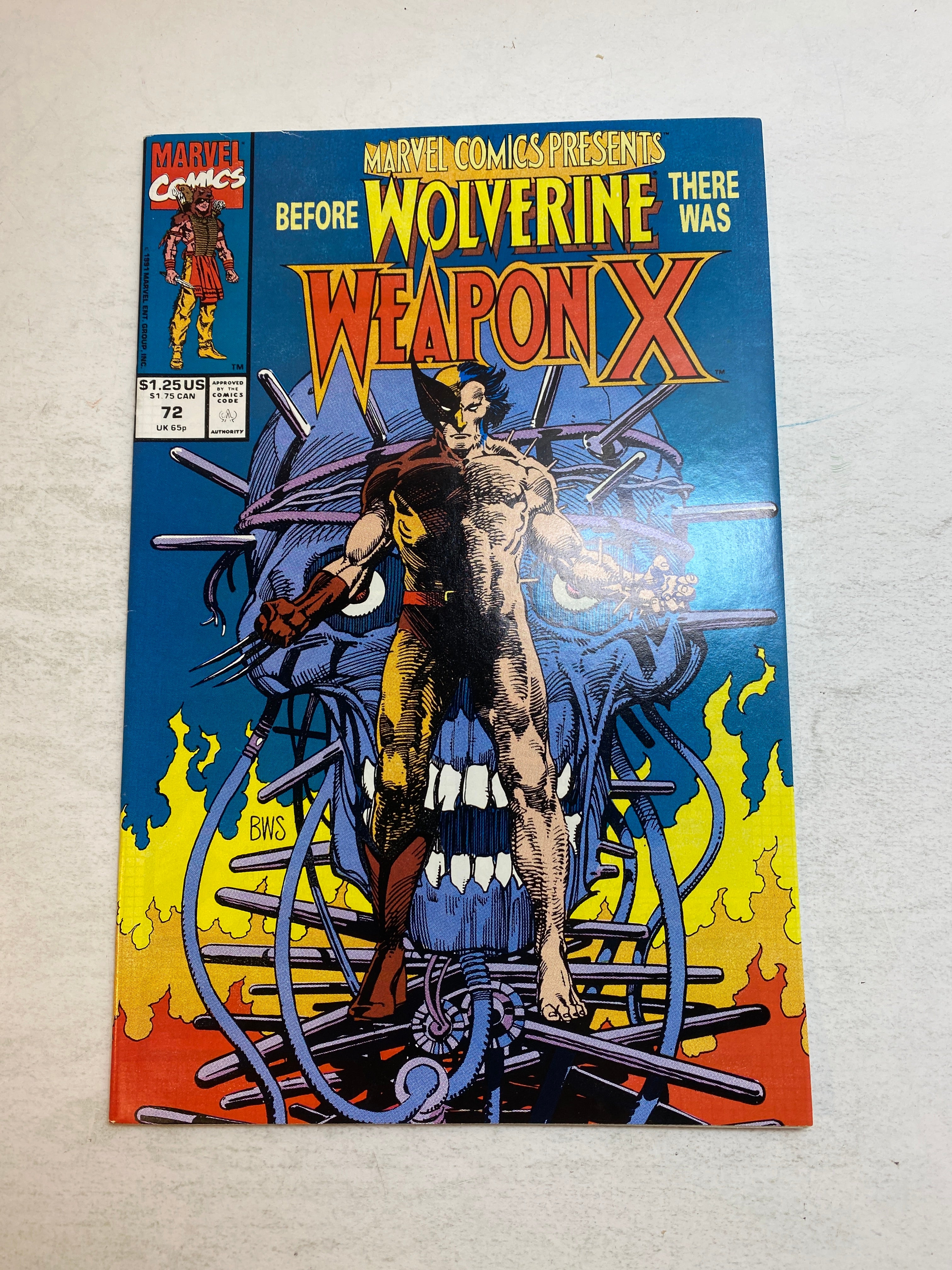 Marvel Comics Presents Wolverine Weapon X #72 1991