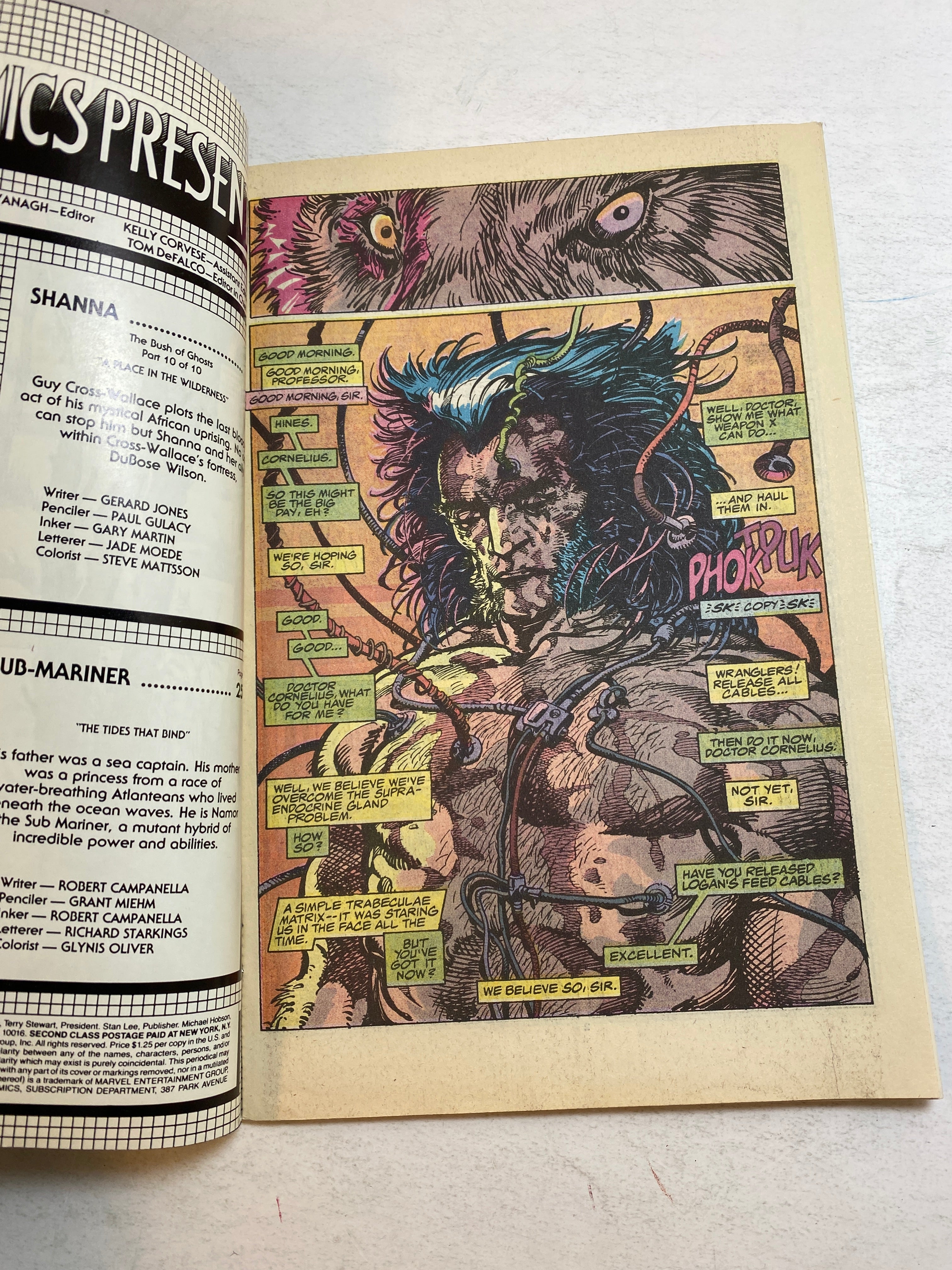 Marvel Comics Presents Wolverine Weapon X #77 1991