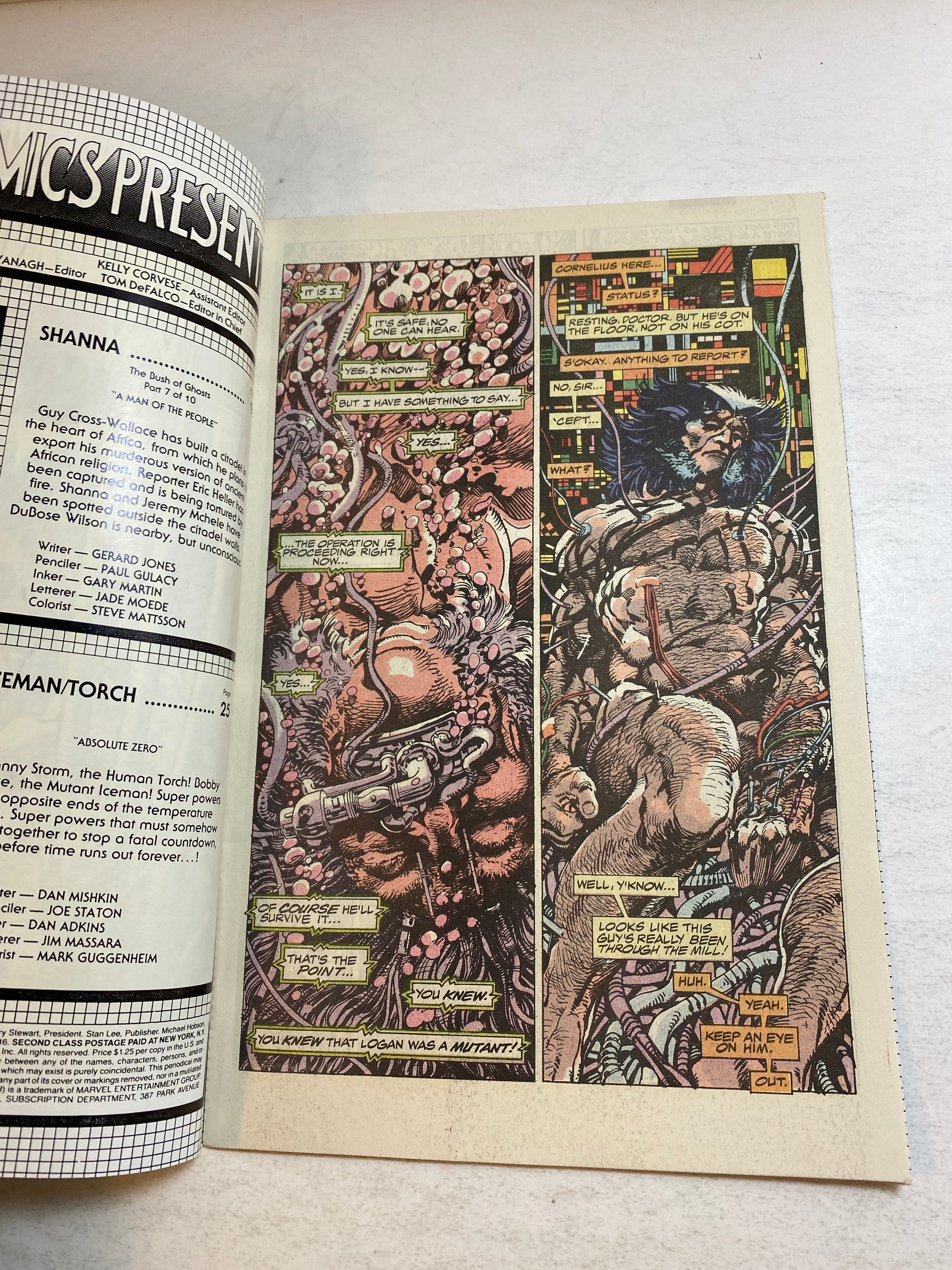 Marvel Comics Presents Wolverine Weapon X #74 1991