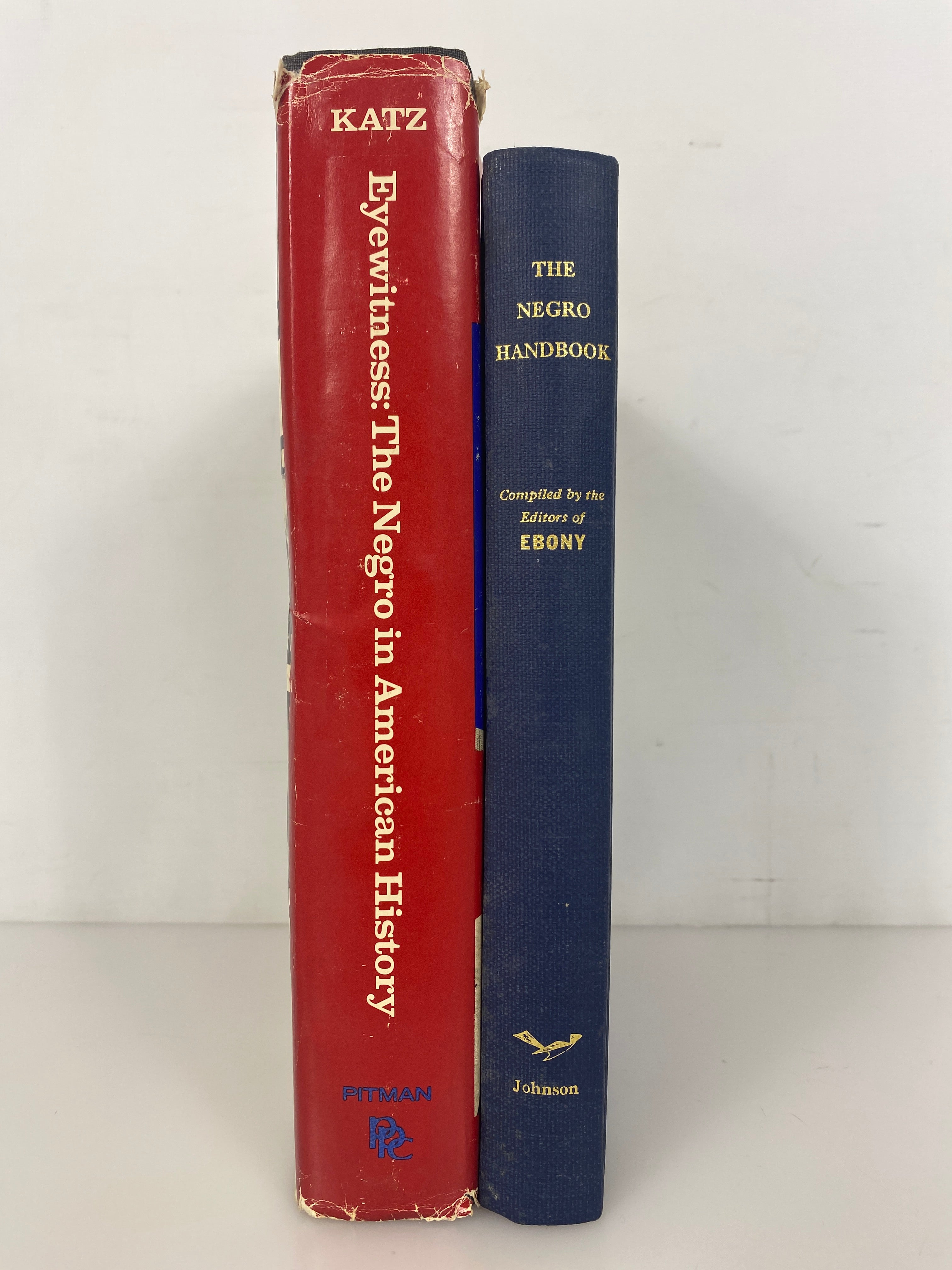 2 Vols: The Negro Handbook/Eyewitness: The Negro in American History 1967 HC
