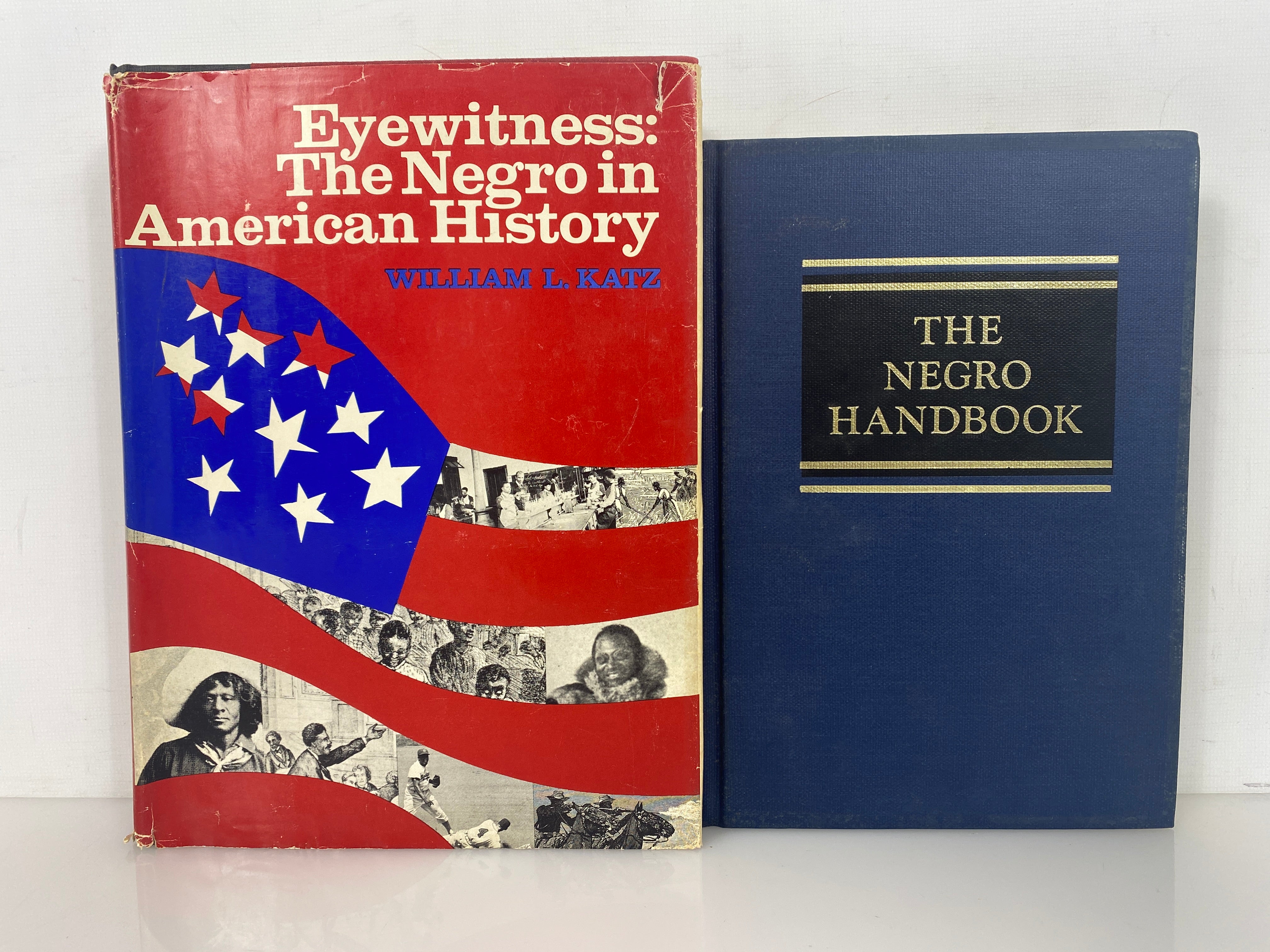 2 Vols: The Negro Handbook/Eyewitness: The Negro in American History 1967 HC