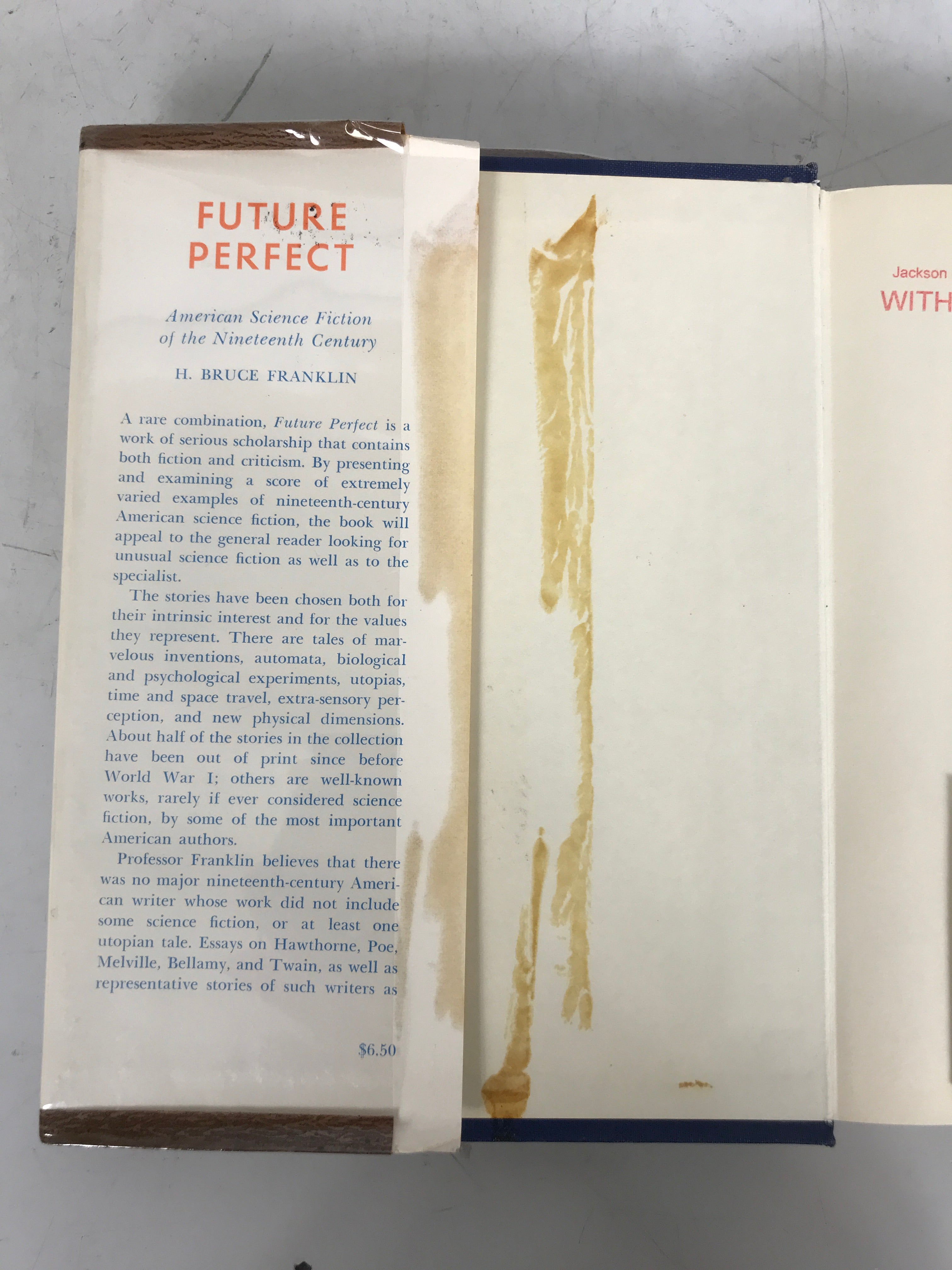 Future Perfect American Sci-Fi by Franklin 1966 Ex-Library HCDJ