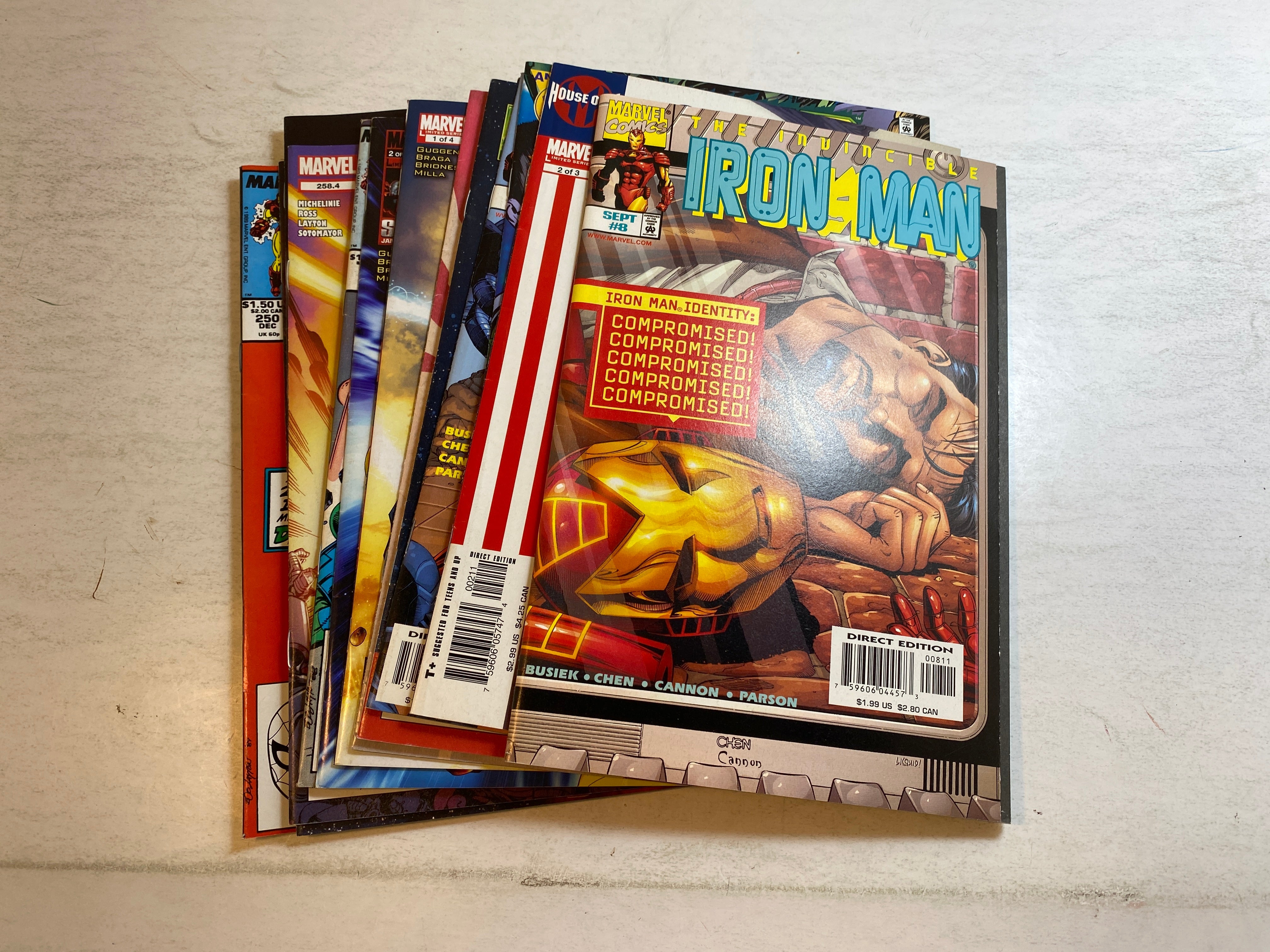 Lot of 14 Mixed Title Iron Man Comics 1989-2013