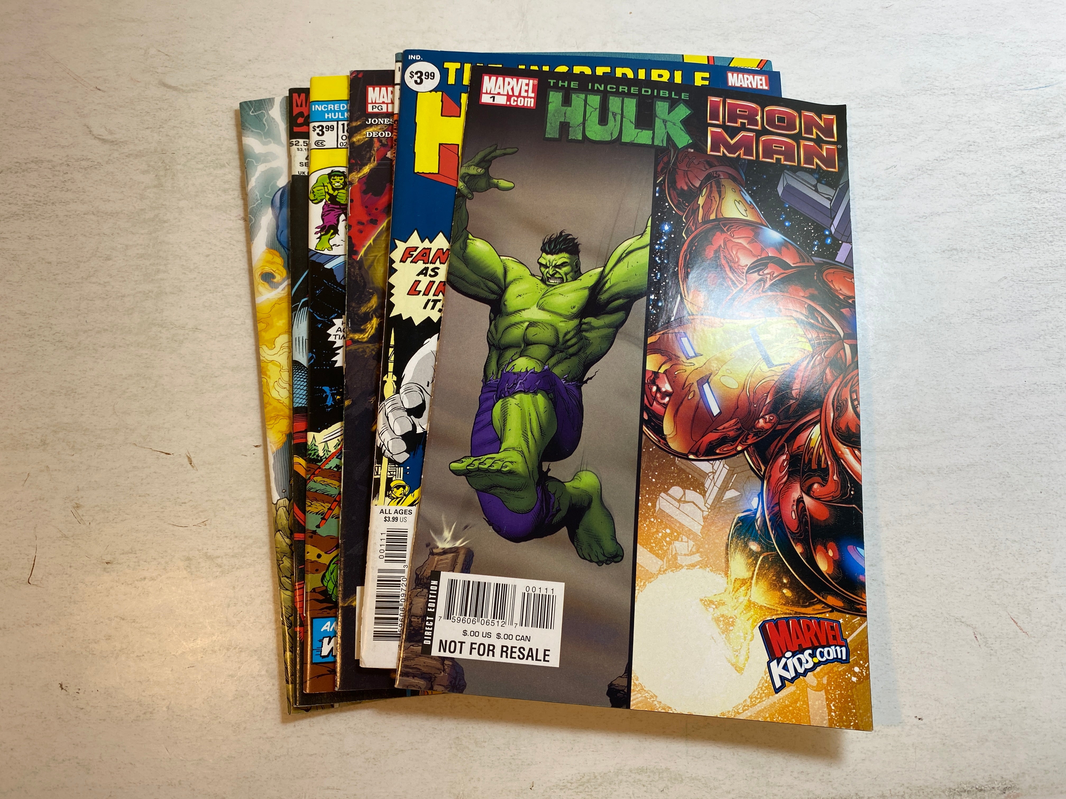 Lot of 7 Mixed Title Incredible Hulk Marvel Comics 1977-2020