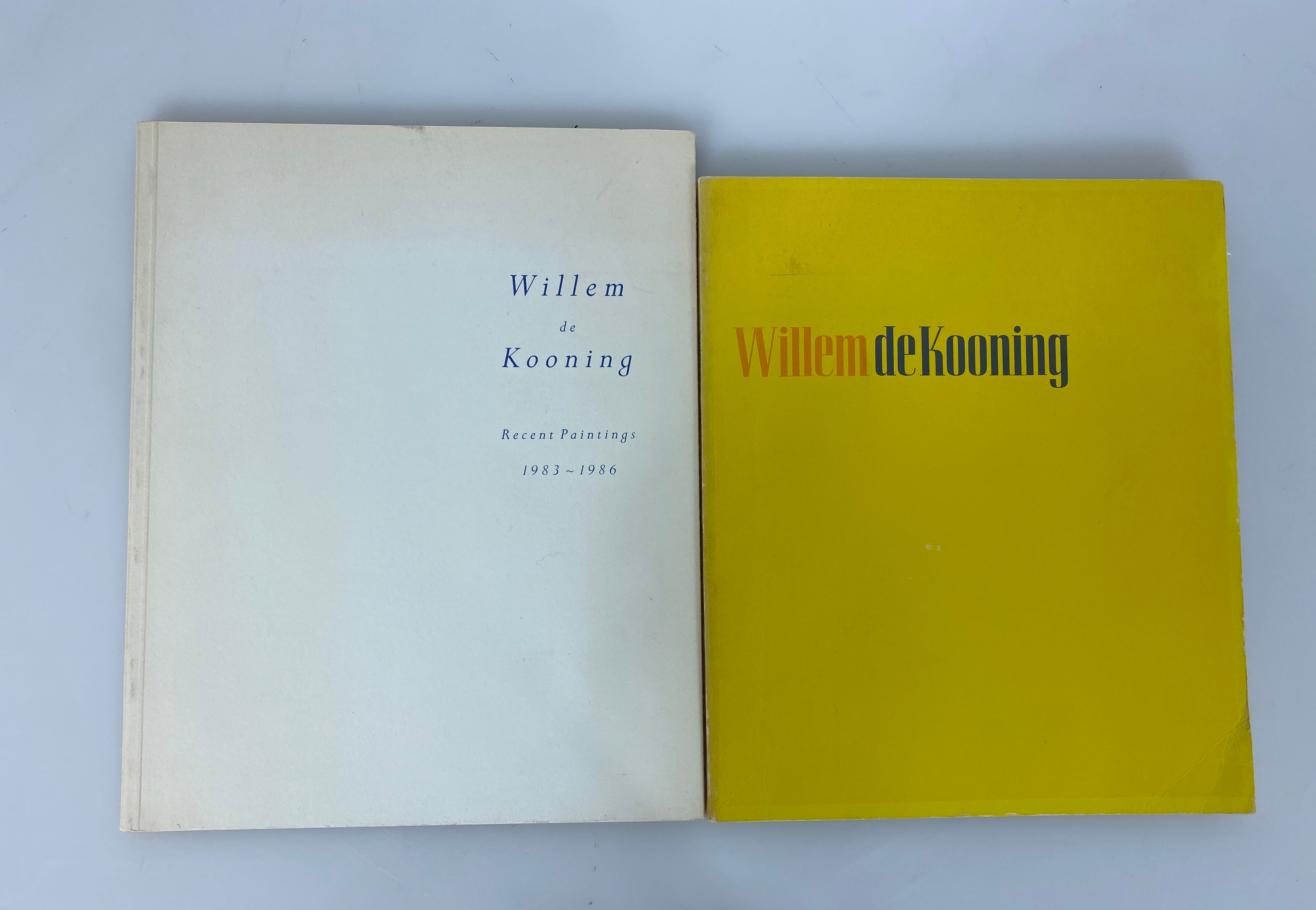 2 Willem de Kooning: by Thomas Hess MOMA/Recent Paintings 1983-1986 SC