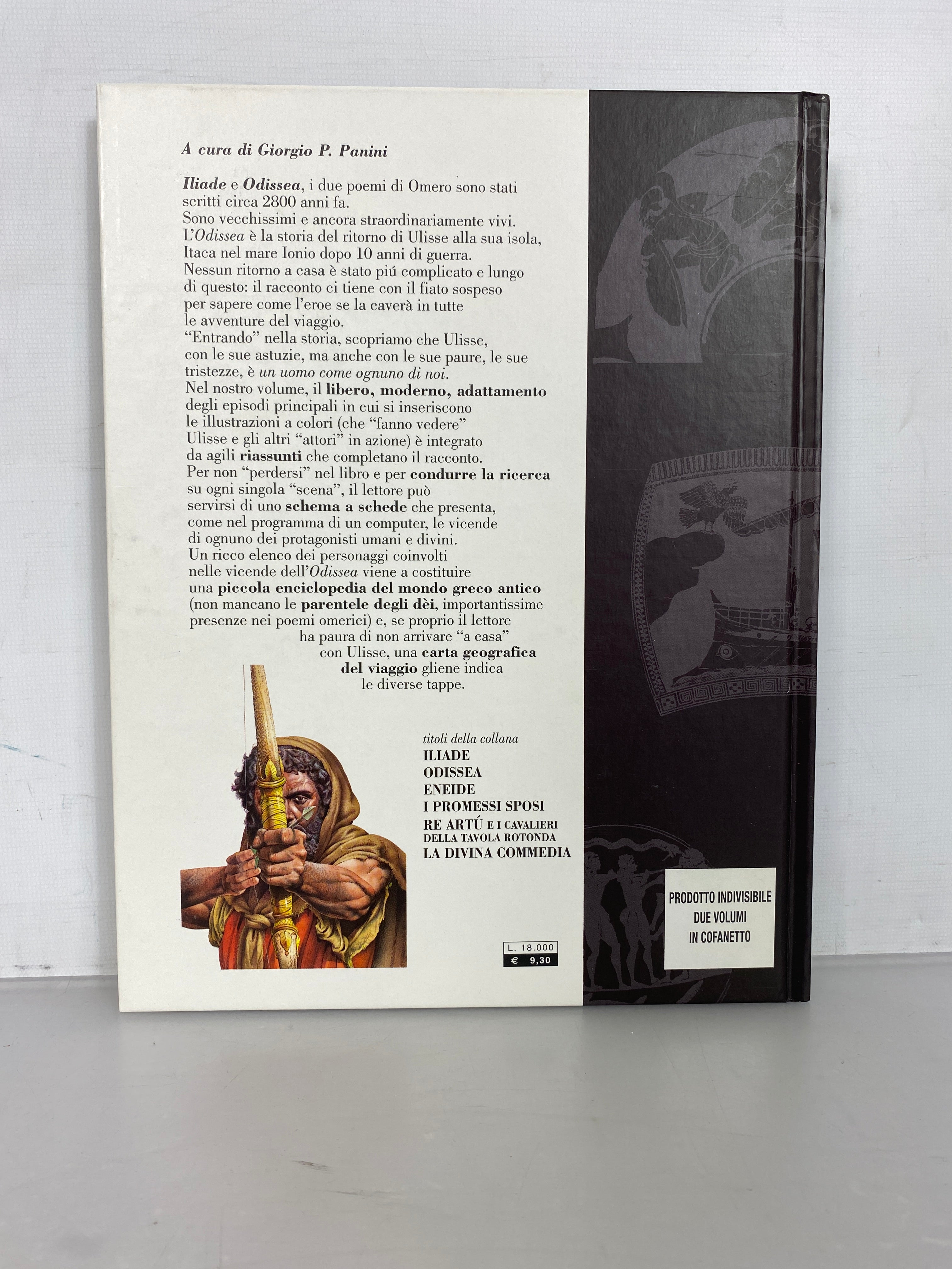 2 Vol Italian Poemi Epici Dell'Antica Grecia /Iliad & Odyssey 1996 HC Slipcase