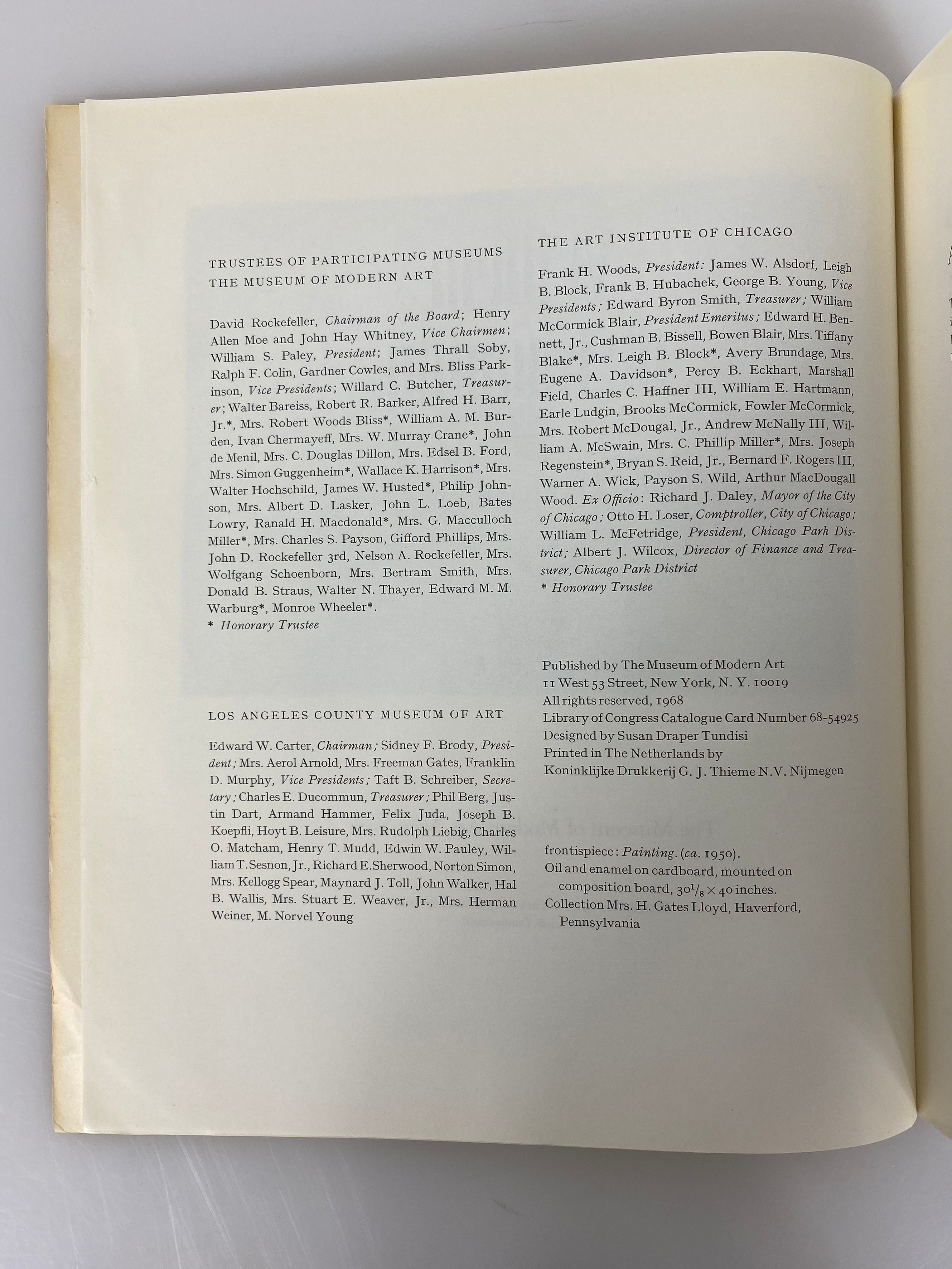 2 Willem de Kooning: by Thomas Hess MOMA/Recent Paintings 1983-1986 SC