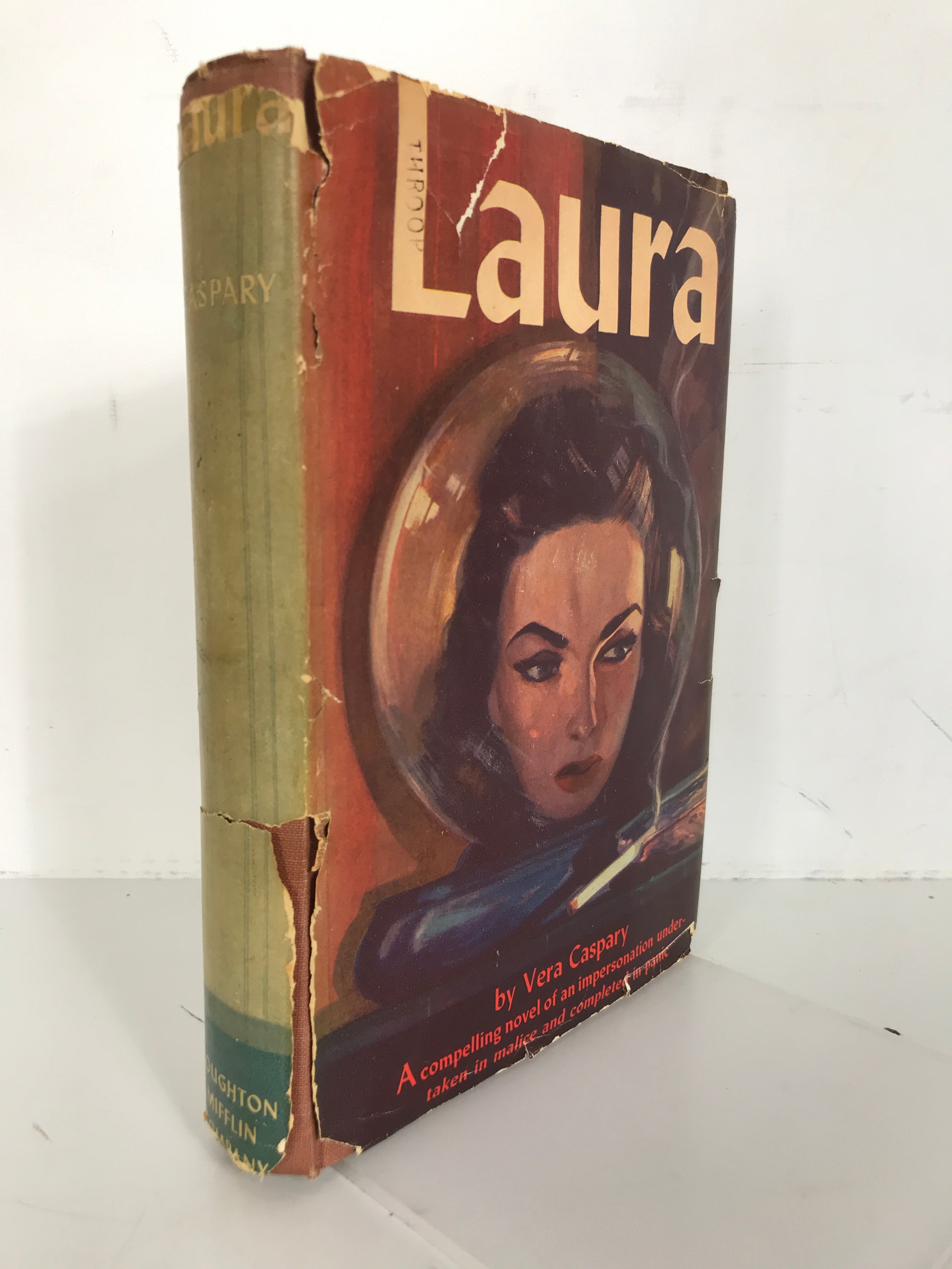 Laura by Vera Caspary 1943 BCE Houghton Mifflin HC w Original DJ