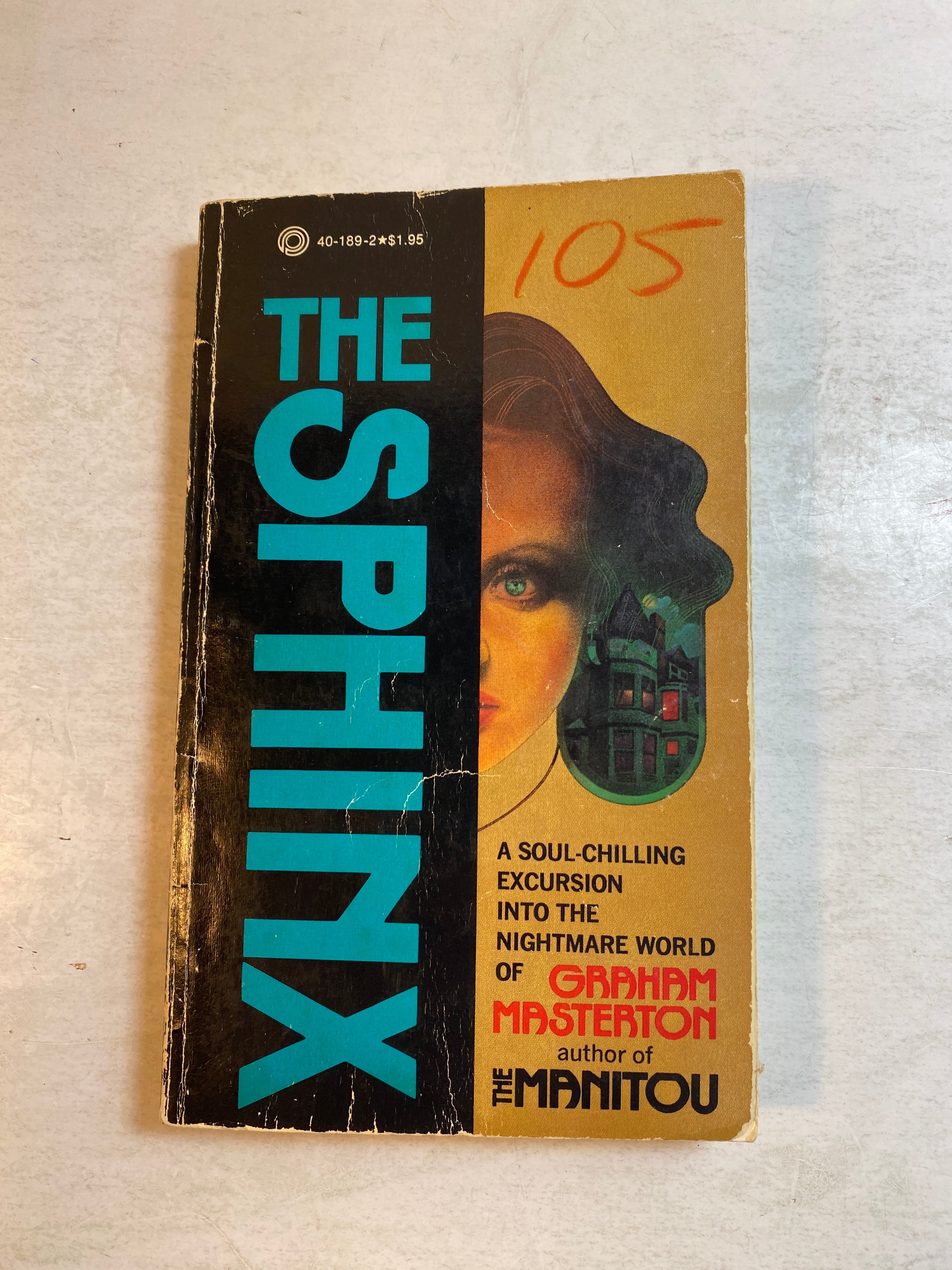 The Sphinx Pinnacle Paperback Graham Masterton 1978