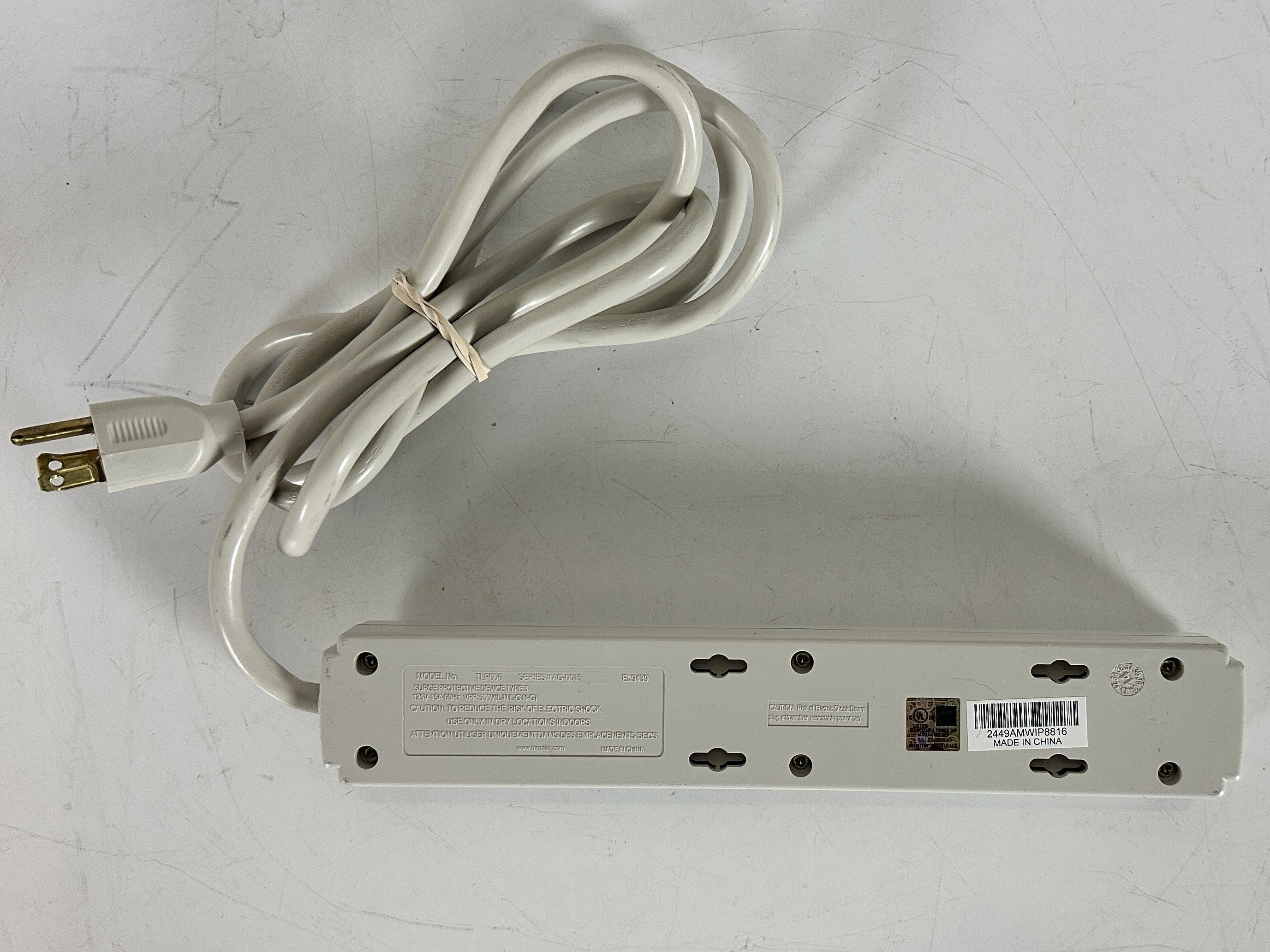 Tripp Lite TLP606 6-Outlet Surge Protected Power Strip