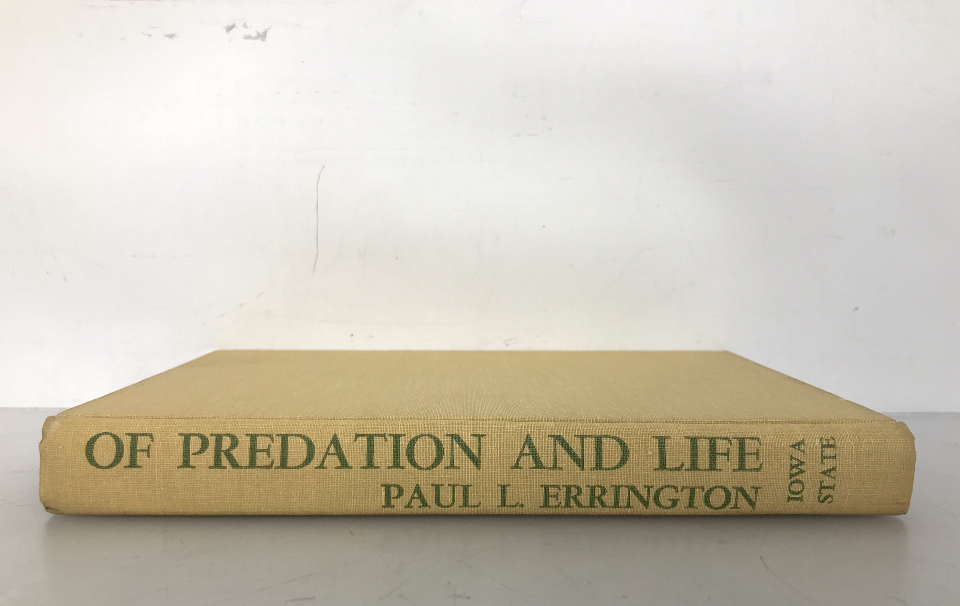 Of Predation and Life by Paul Errington First Edition 1967 HC DJ