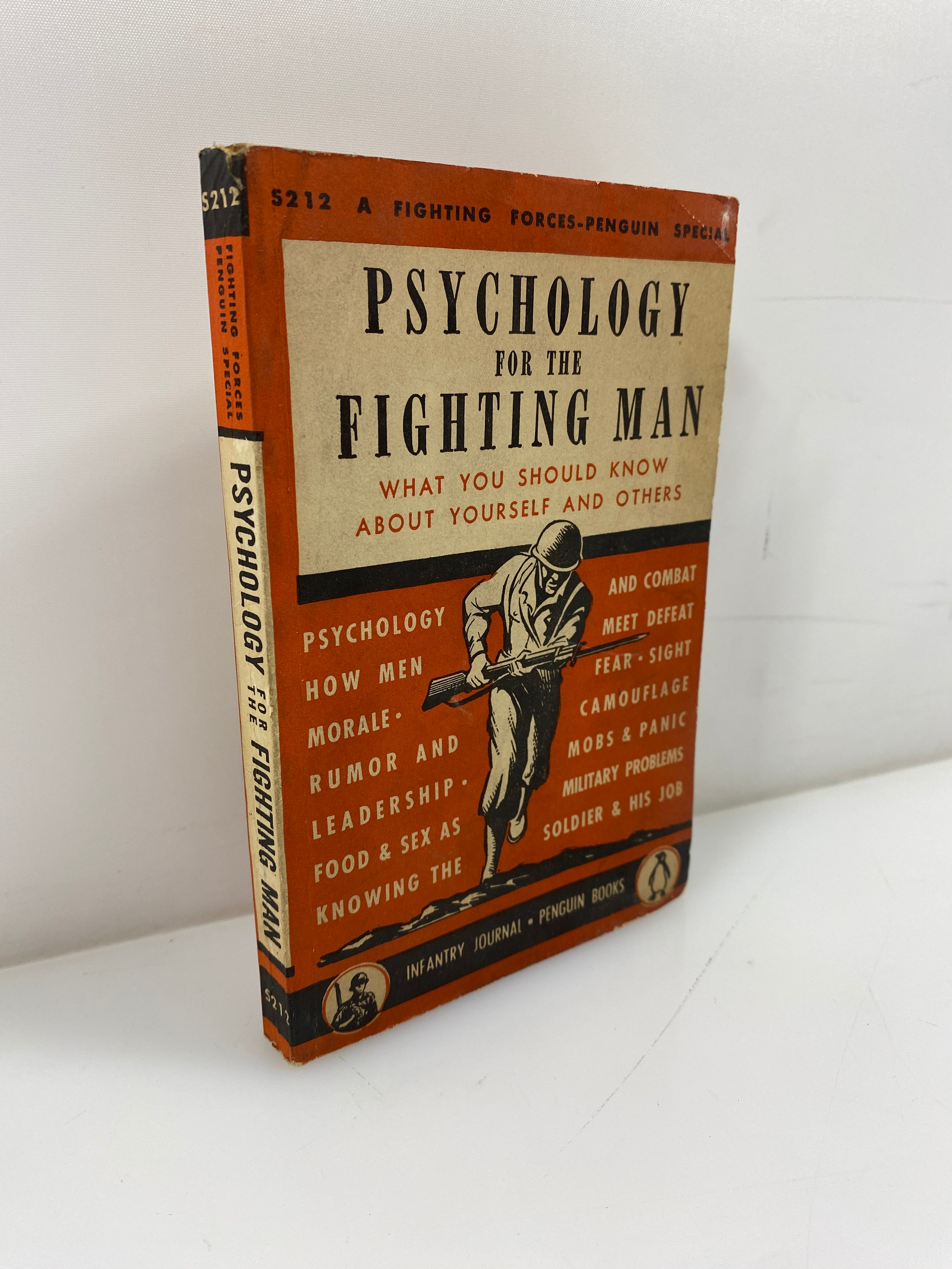 Psychology for the Fighting Man Infantry Journal 2nd Ed. 1944 SC
