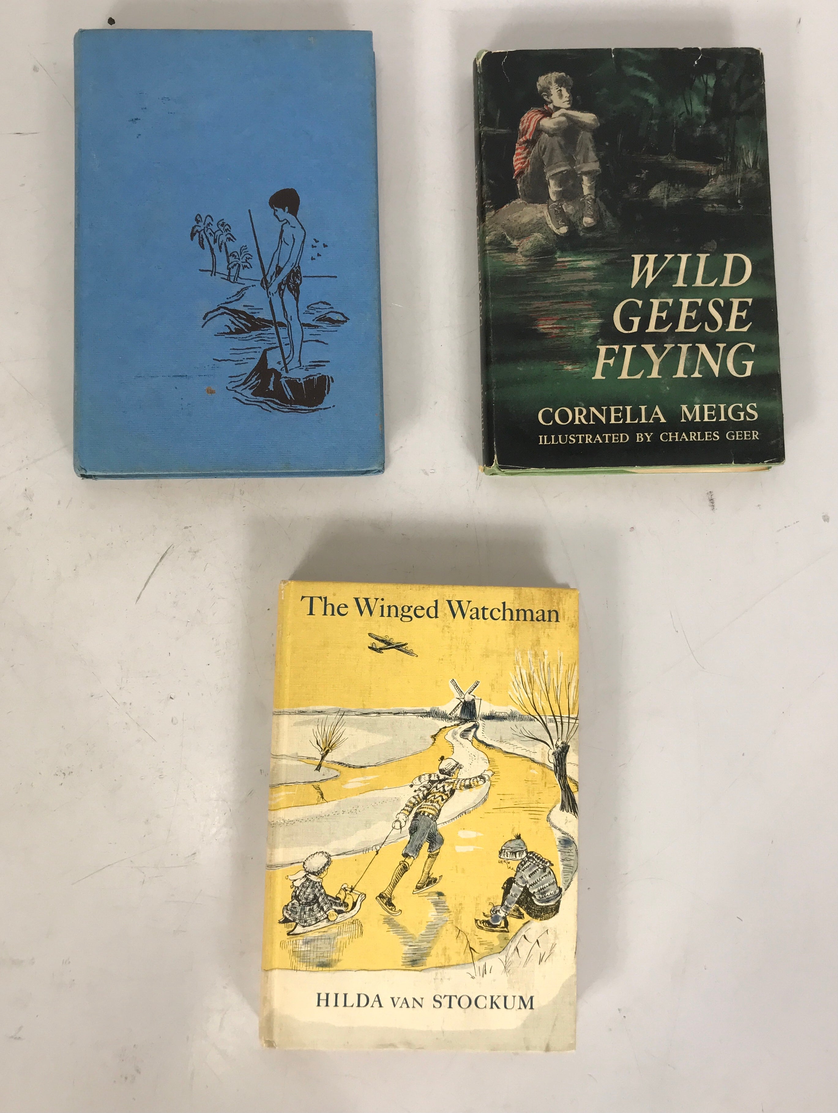 Lot of 3 Vintage Children's Chapter Books Meigs/Harry/van Stockum 1957-62 HC