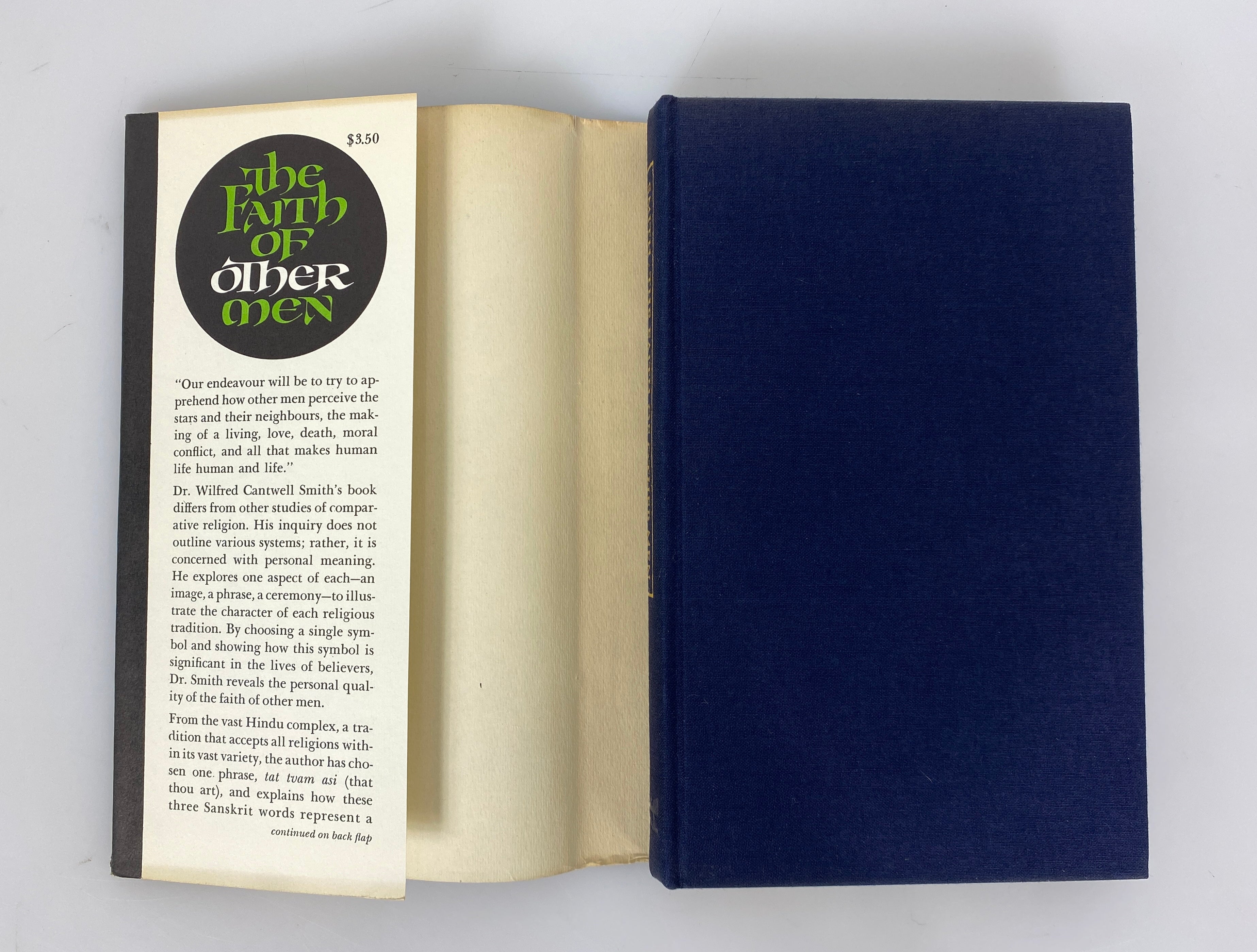The Faith of Other Men by W. Cantwell Smith 1963 1st US Ed/1st Print HC DJ