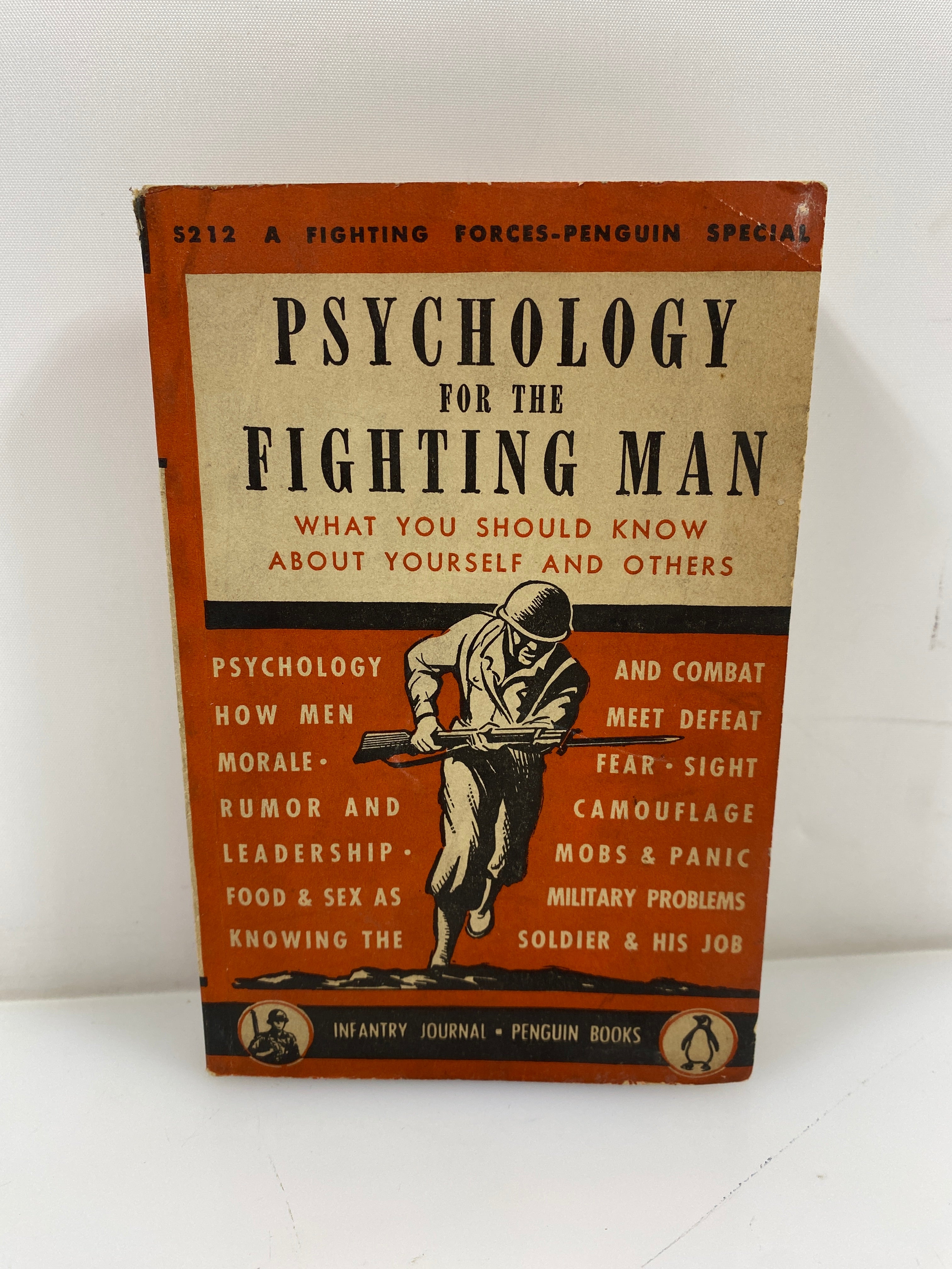Psychology for the Fighting Man Infantry Journal 2nd Ed. 1944 SC