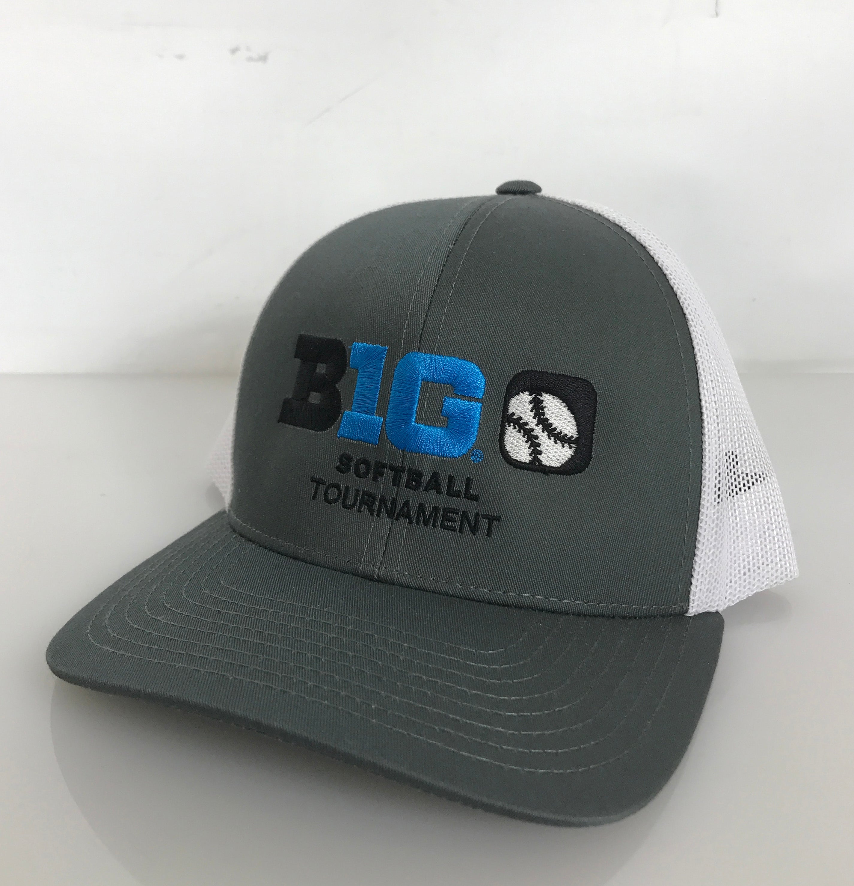 Pacific Headwear Gray 104C-Pro Model Big 10 Softball Tournament Hat