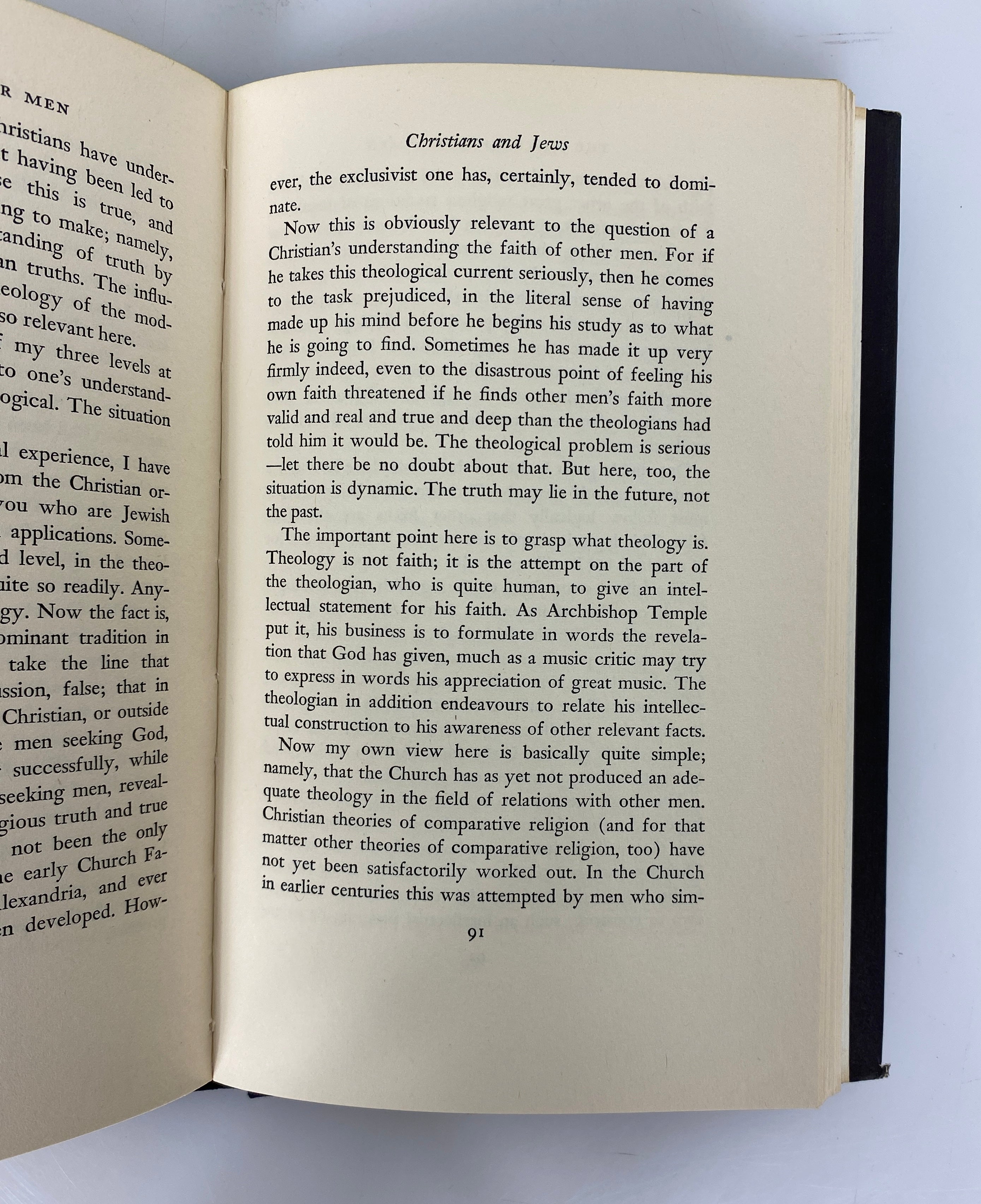 The Faith of Other Men by W. Cantwell Smith 1963 1st US Ed/1st Print HC DJ