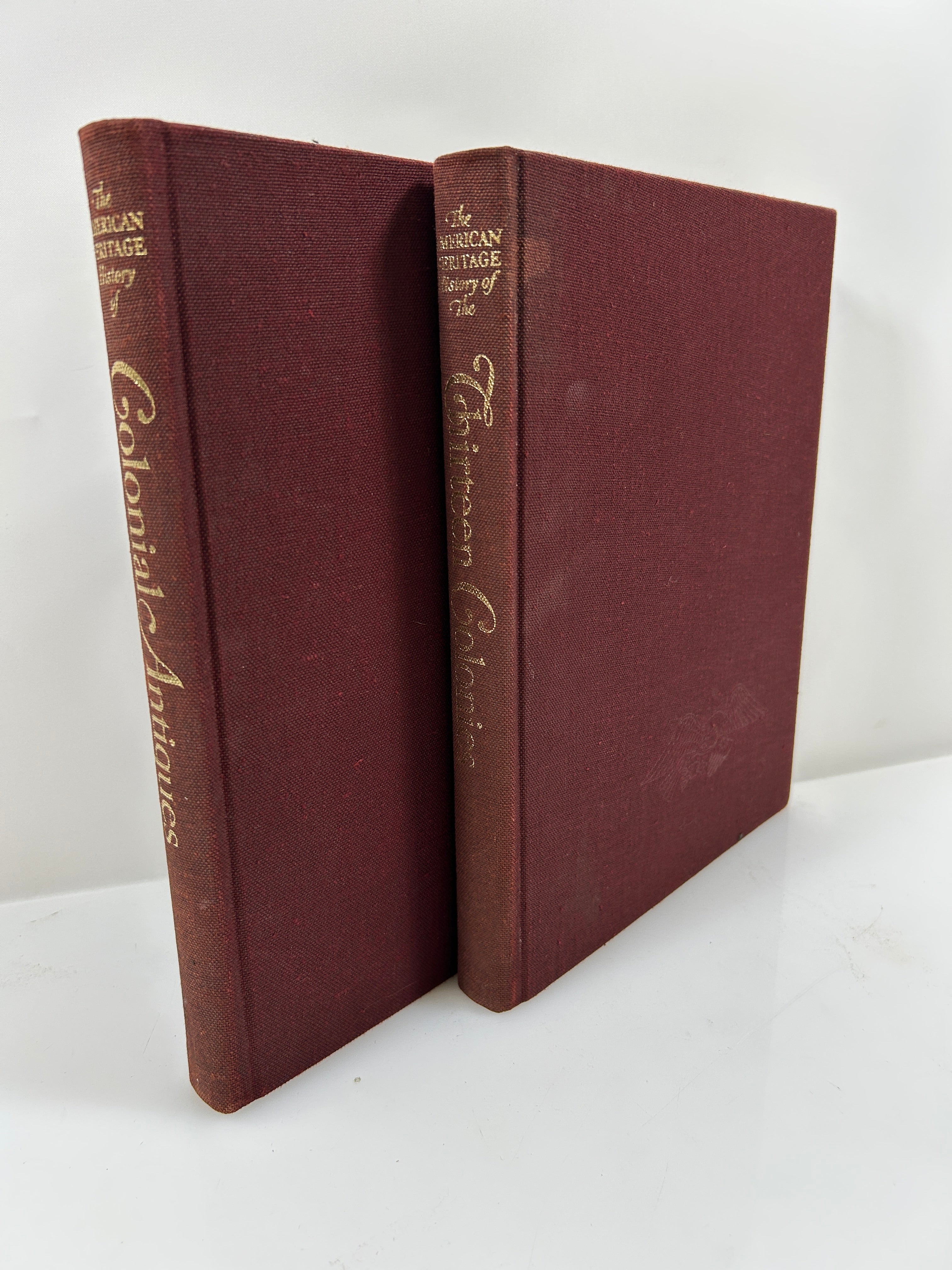 2 Sets American Heritage History: Colonial America/Rise of the Republic HC SC